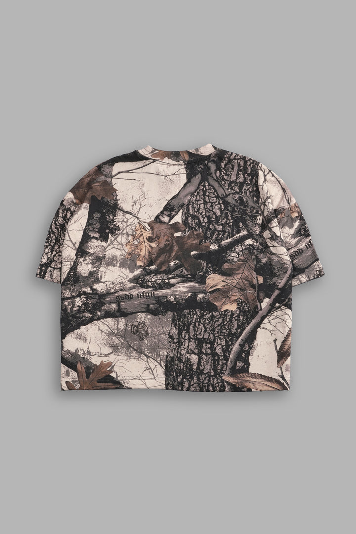 SSDDNFGU For Life Ultrawide "Premium" (Cropped) Tee in Clay Woodland Camo