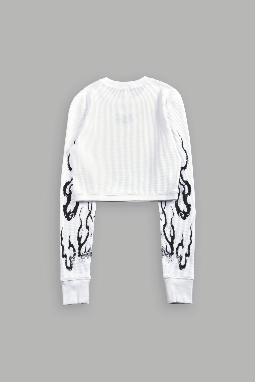 Darc Infernal Cropped Thermal L/S in White