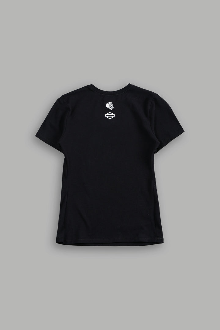 Harley Wolves Eden Ss Tee in Black