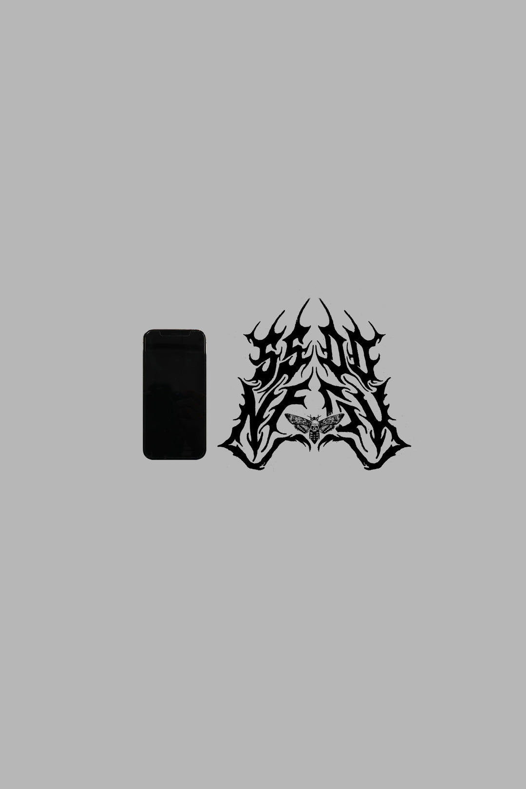 SSDD NFGU Metal Sticker in Black