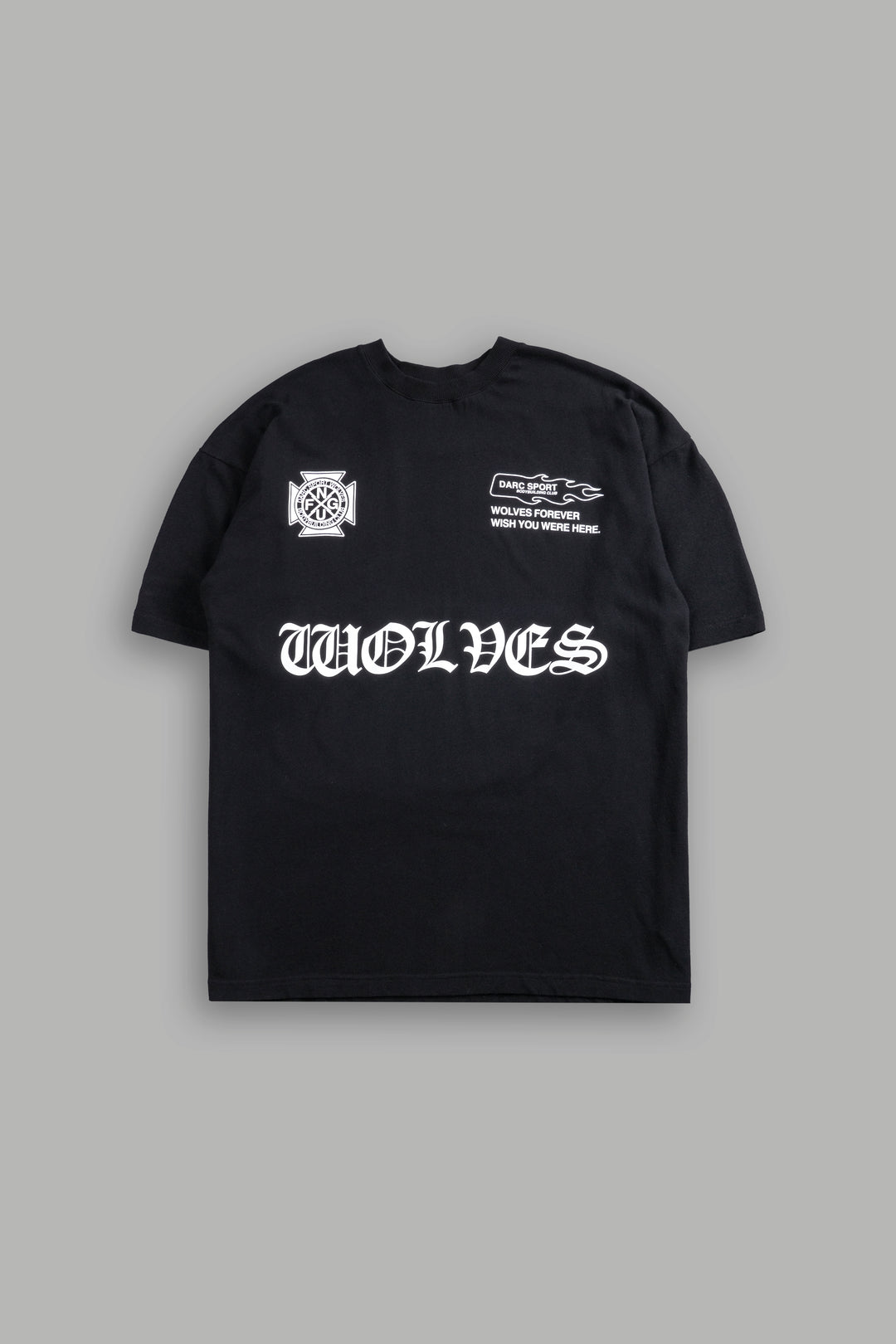 Forged "Premium" Oversized Tee in Black