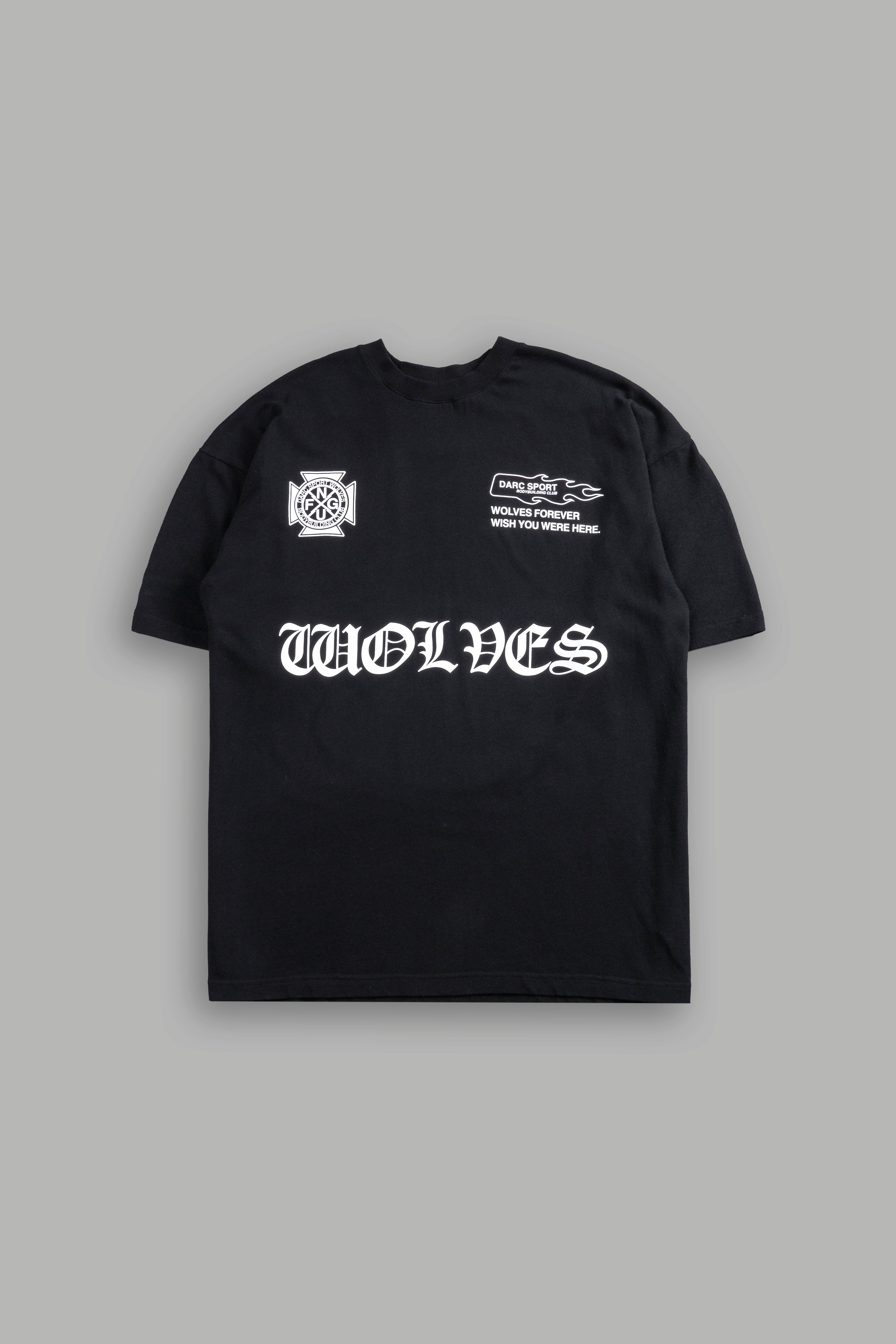 Forged "Premium" Oversized Tee in Black
