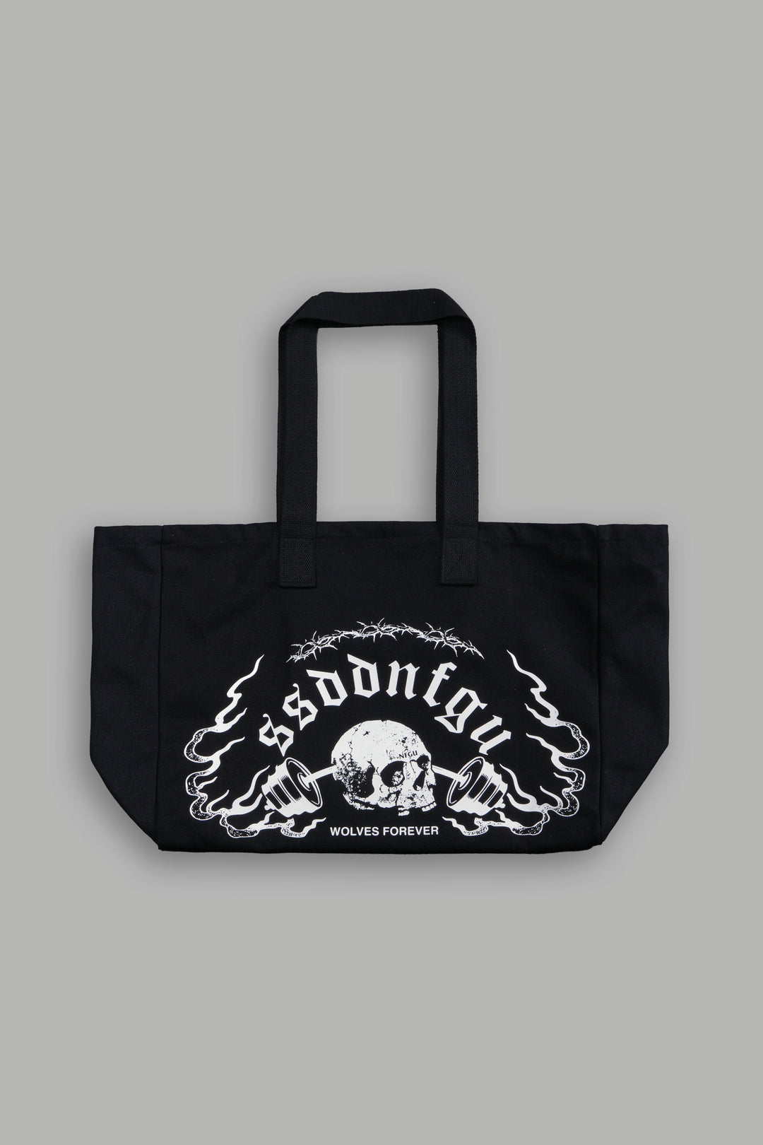 Hannya Inferno Canvas Tote in Black