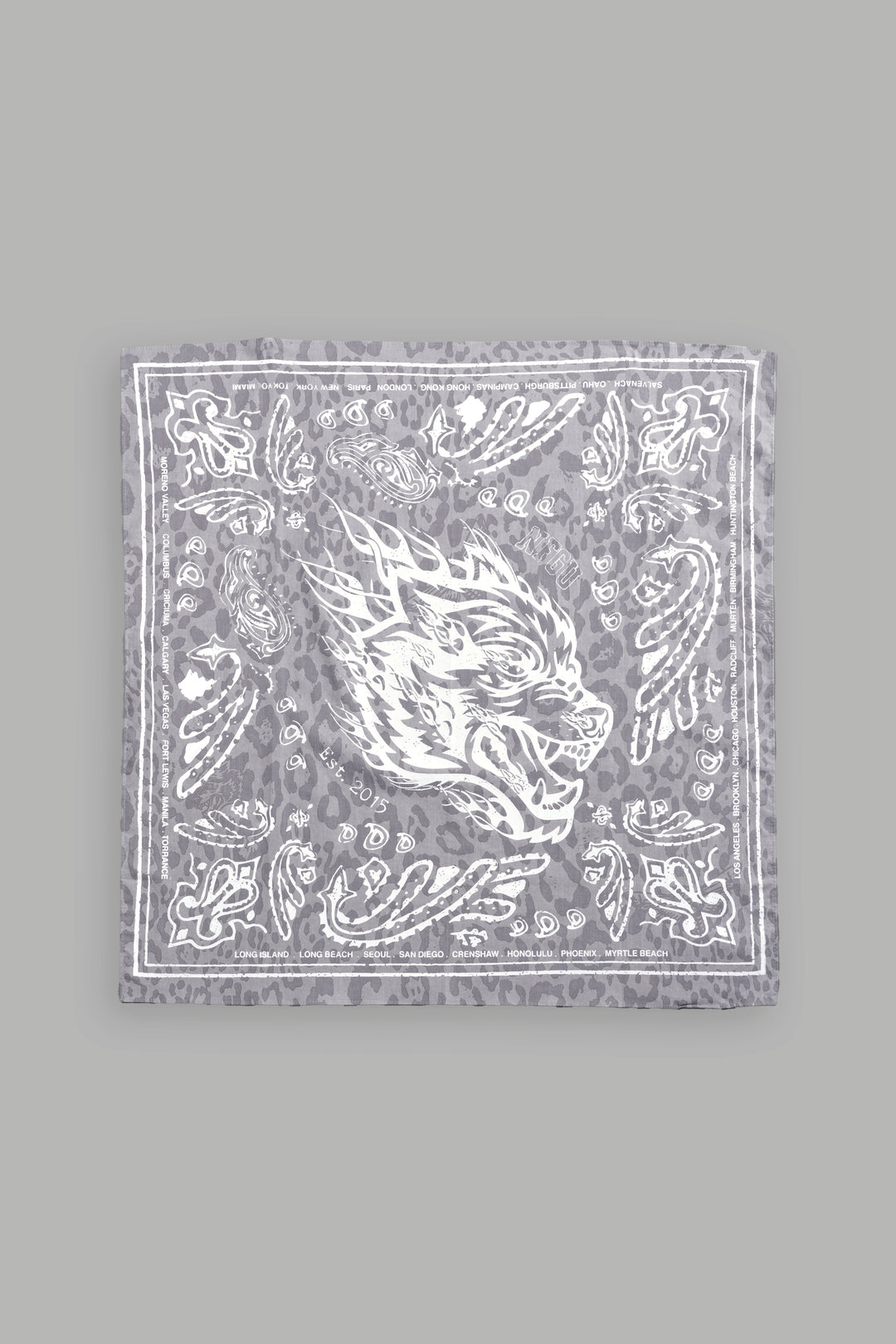 Hell and Back Bandana in Clay Leopard