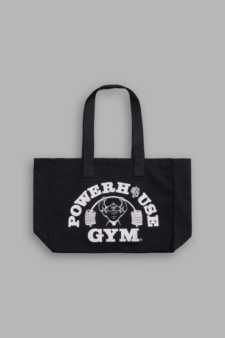 Powerhouse Of The Wolves Forever Canvas Tote in Black