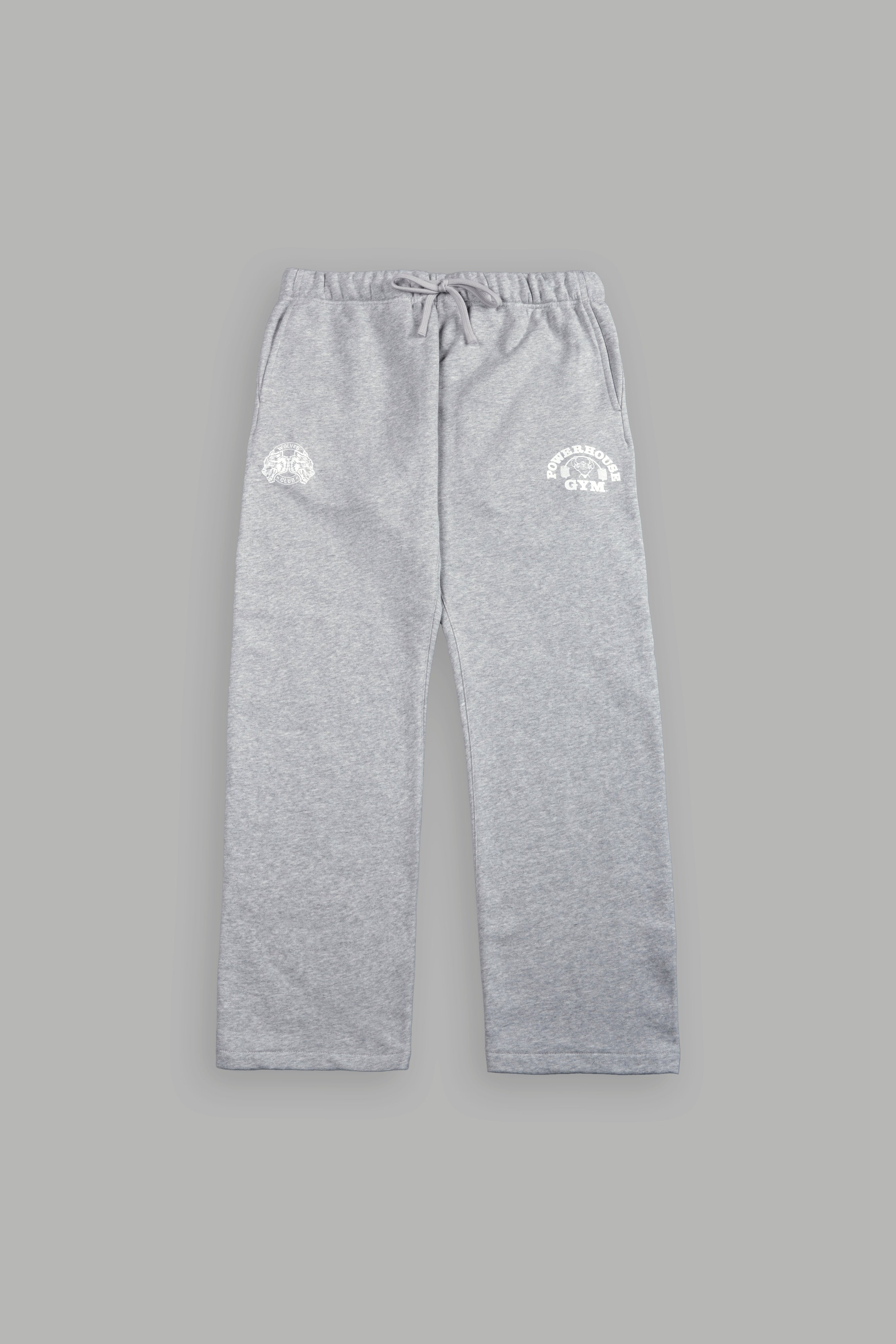 Powerhouse X Wolves Bigelow Sweat Pants in Light Athletic Gray