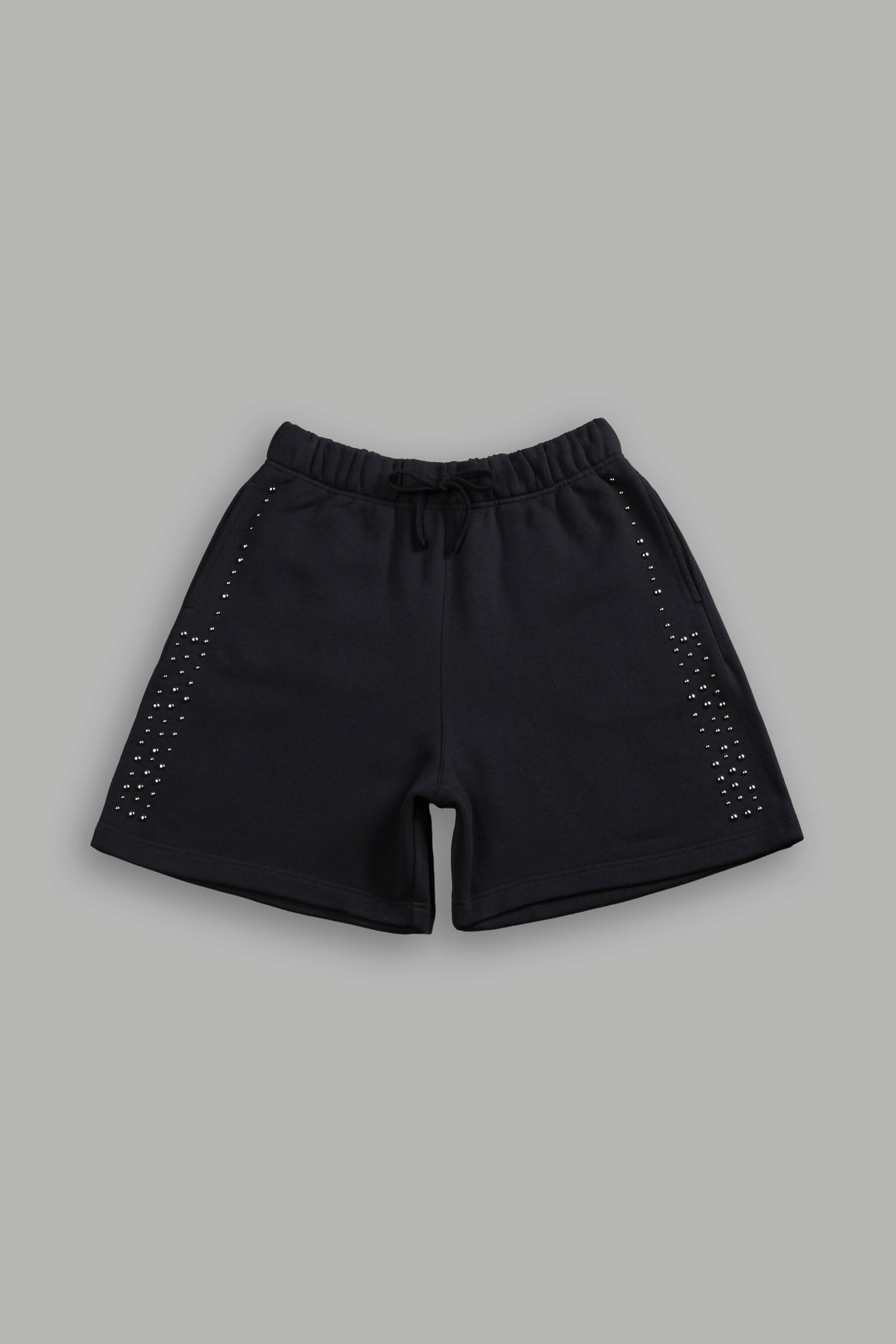 Stud Wolf Post Lounge Sweat Shorts in Black