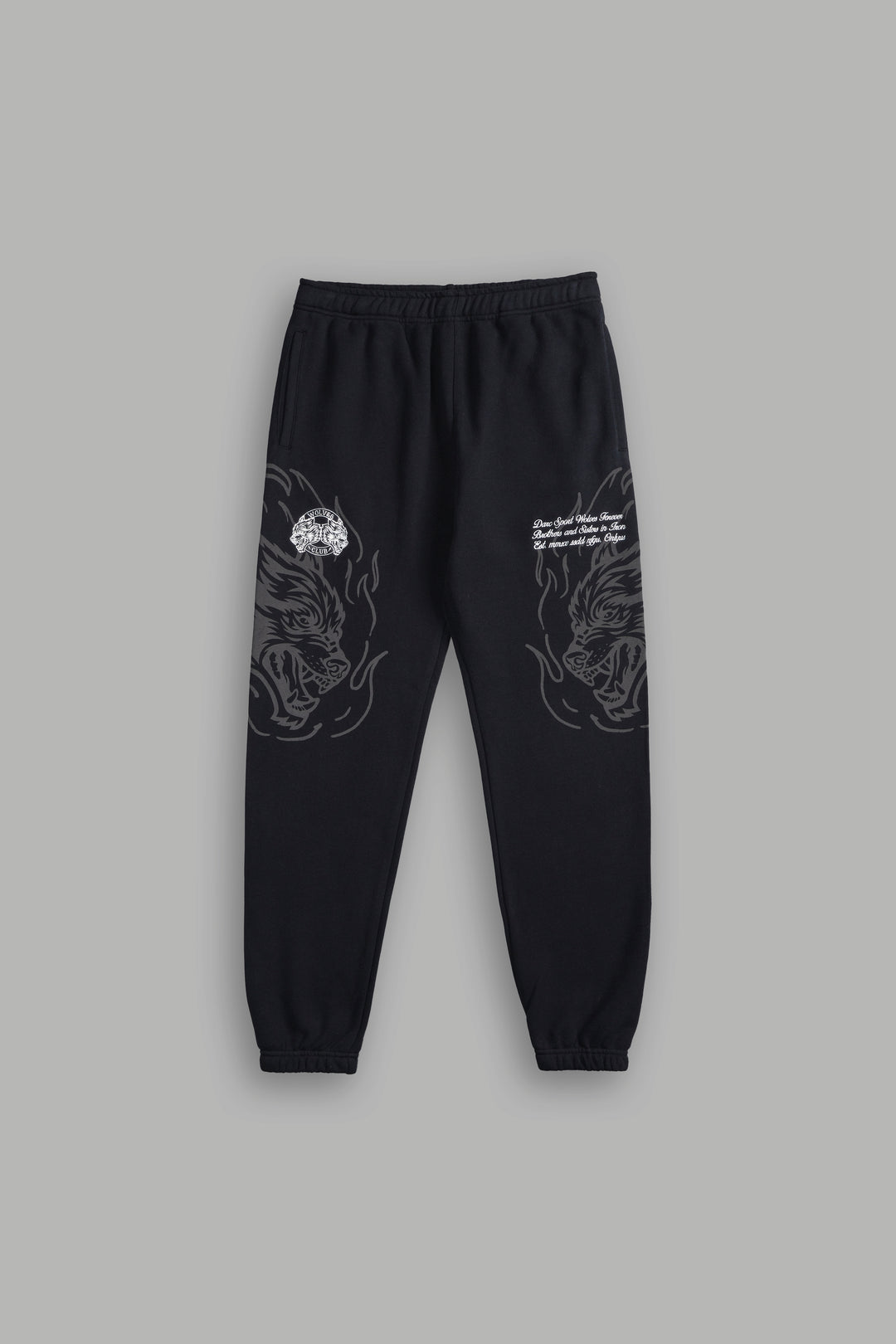 ONLYUS On Fire Post Lounge Sweats in Black