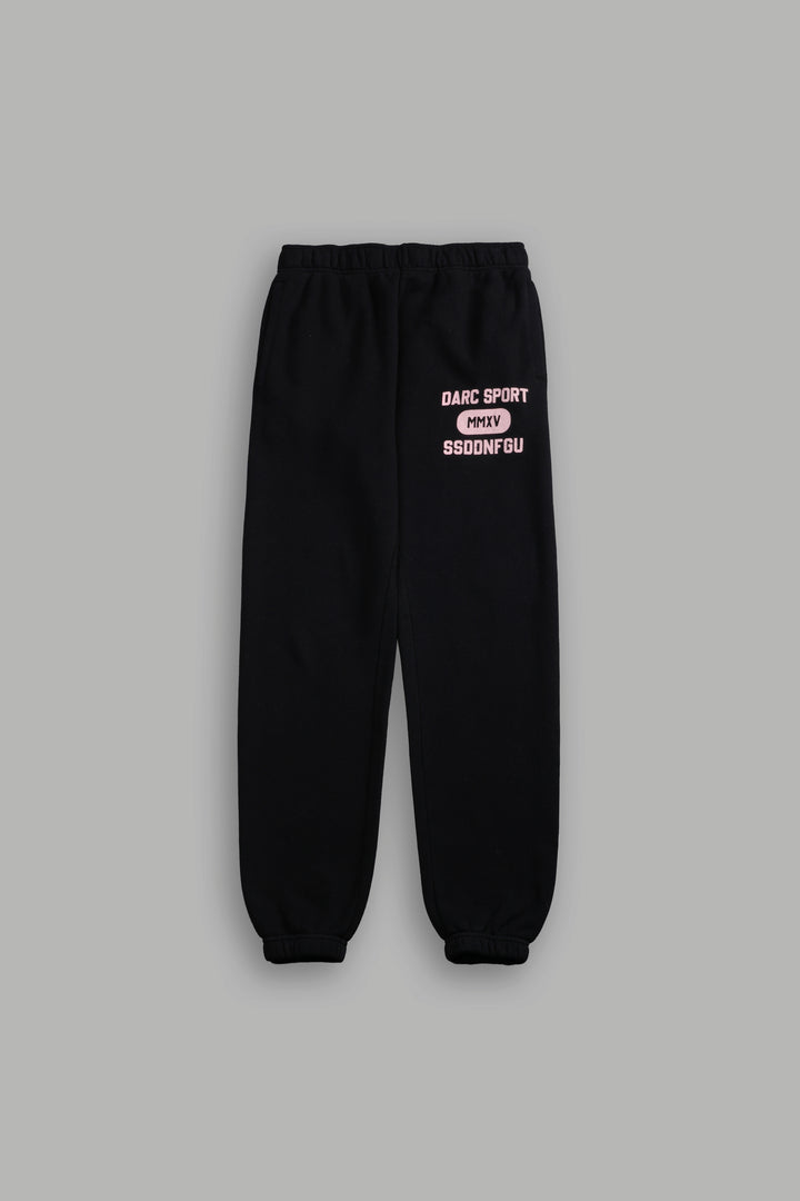 Wolves Forever She Post Lounge Sweats in Black