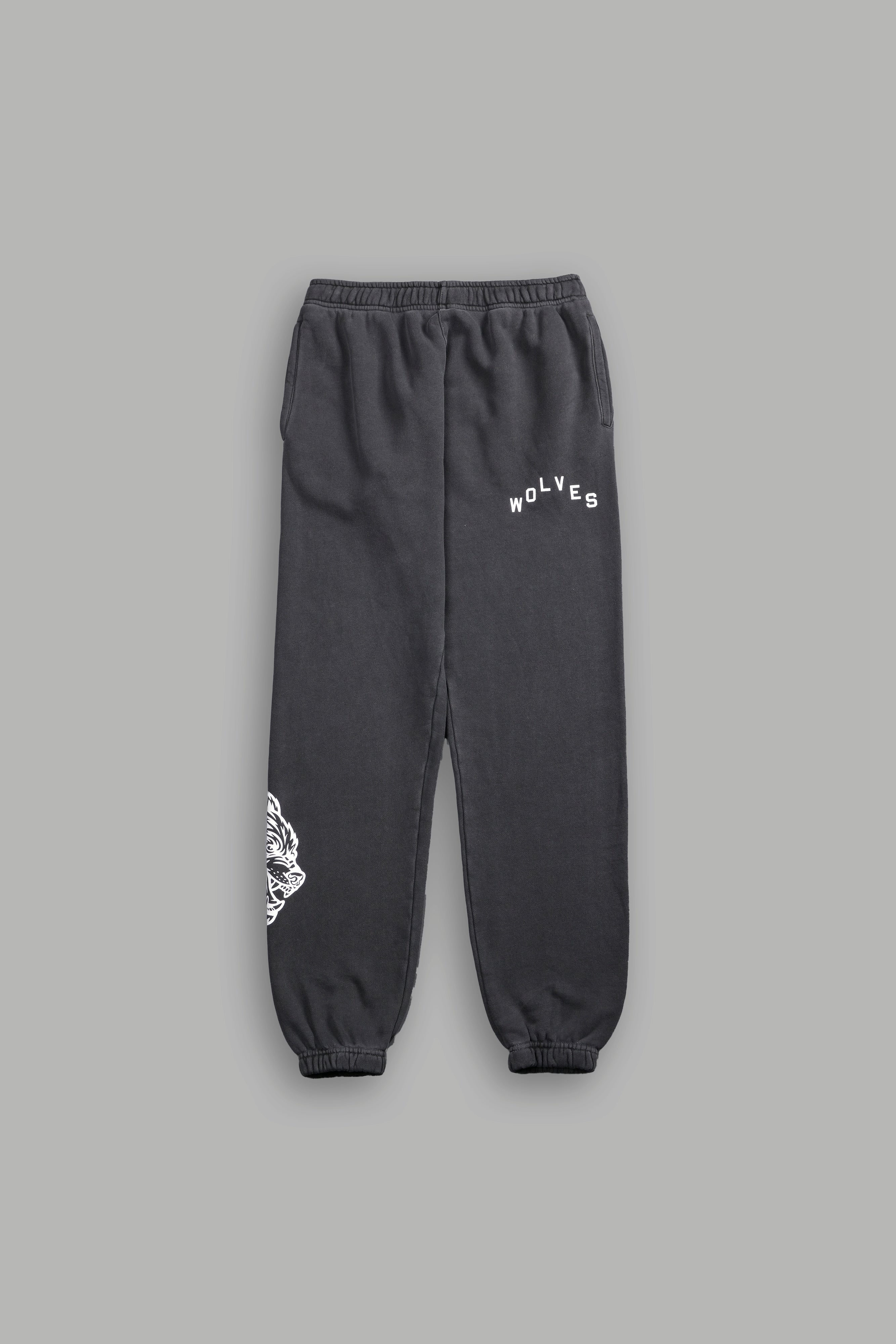 Big Wolf Pyramid She Post Lounge Sweats in Wolf Gray