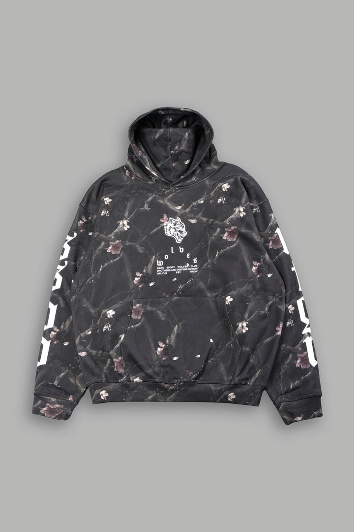 Big Wolf Head Pierce Hoodie In All Of Us Camo