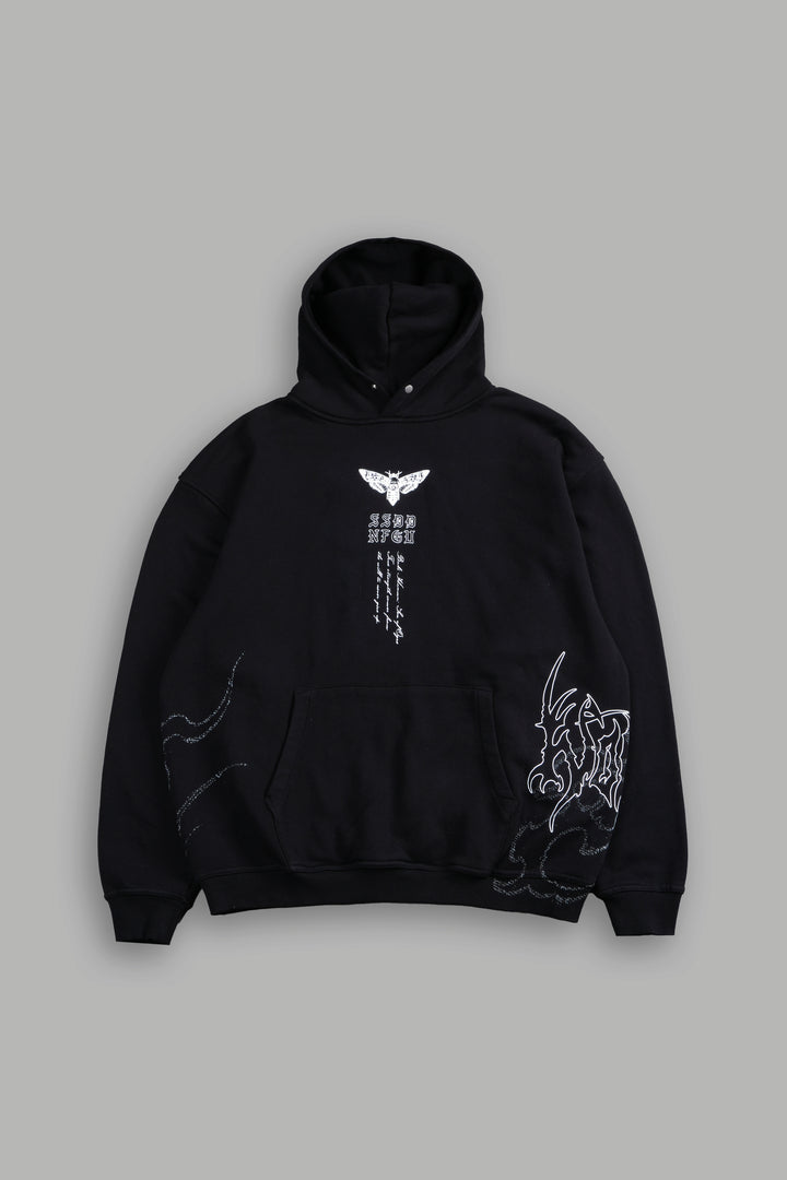 Yujiro Hanma "Pierce" Hoodie in Black