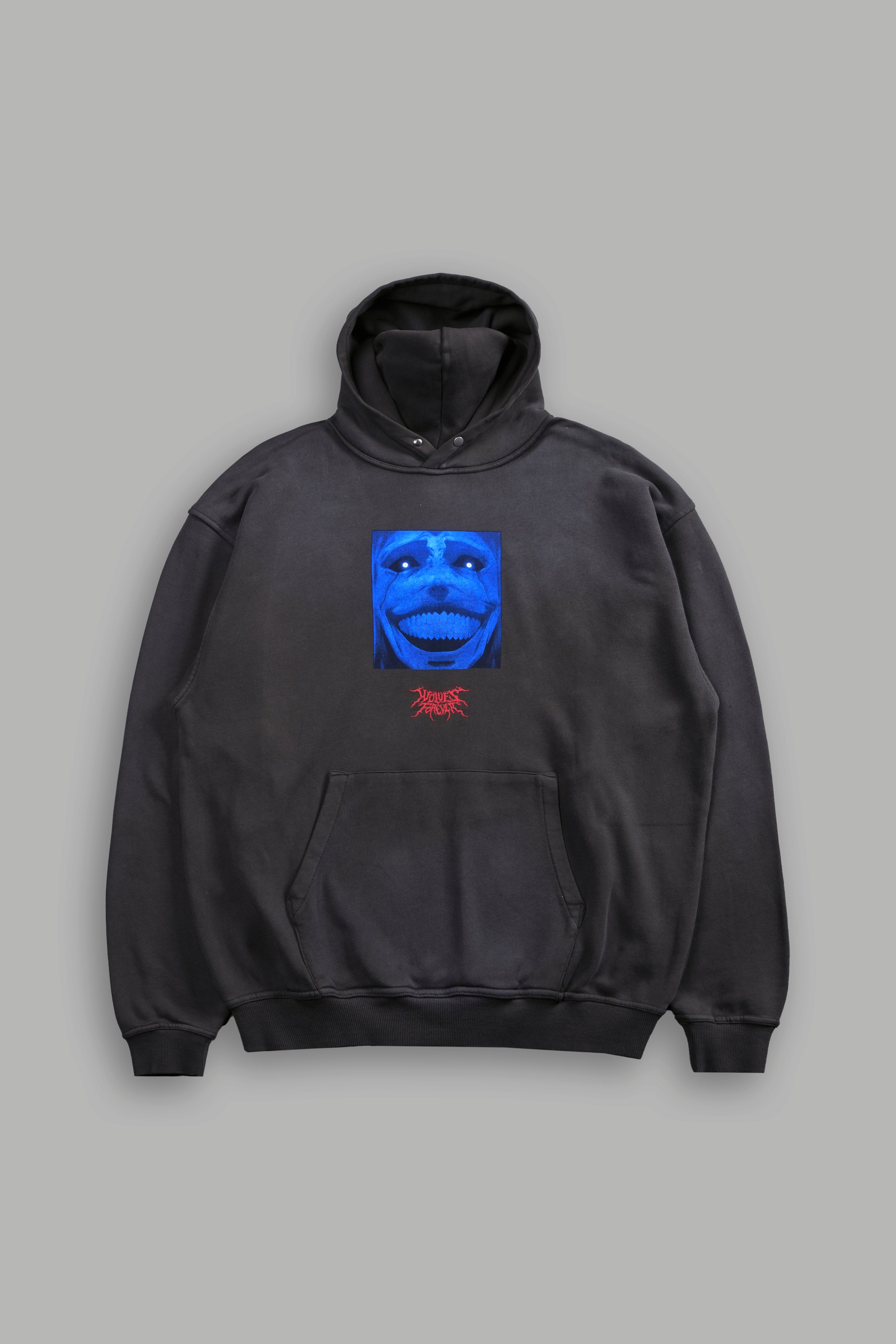 Statue of God "Pierce" Hoodie in Wolf Gray Drift Wash