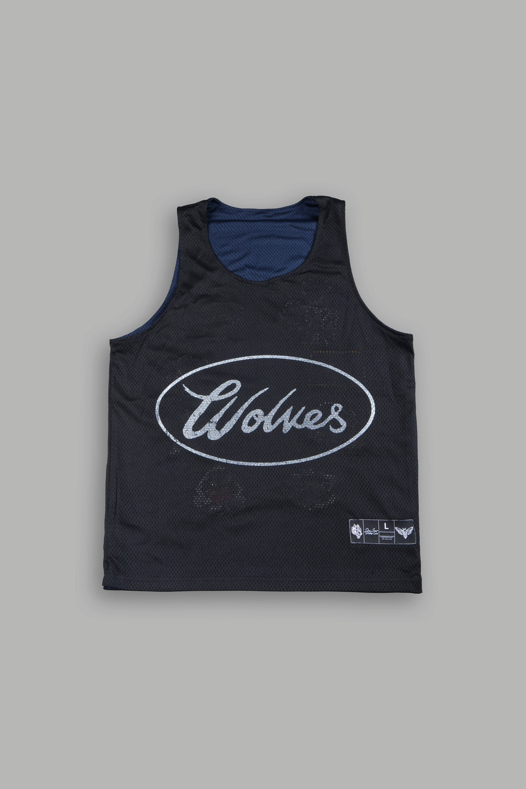 Pack Leader Reversible Bball Jersey In Black/Navy