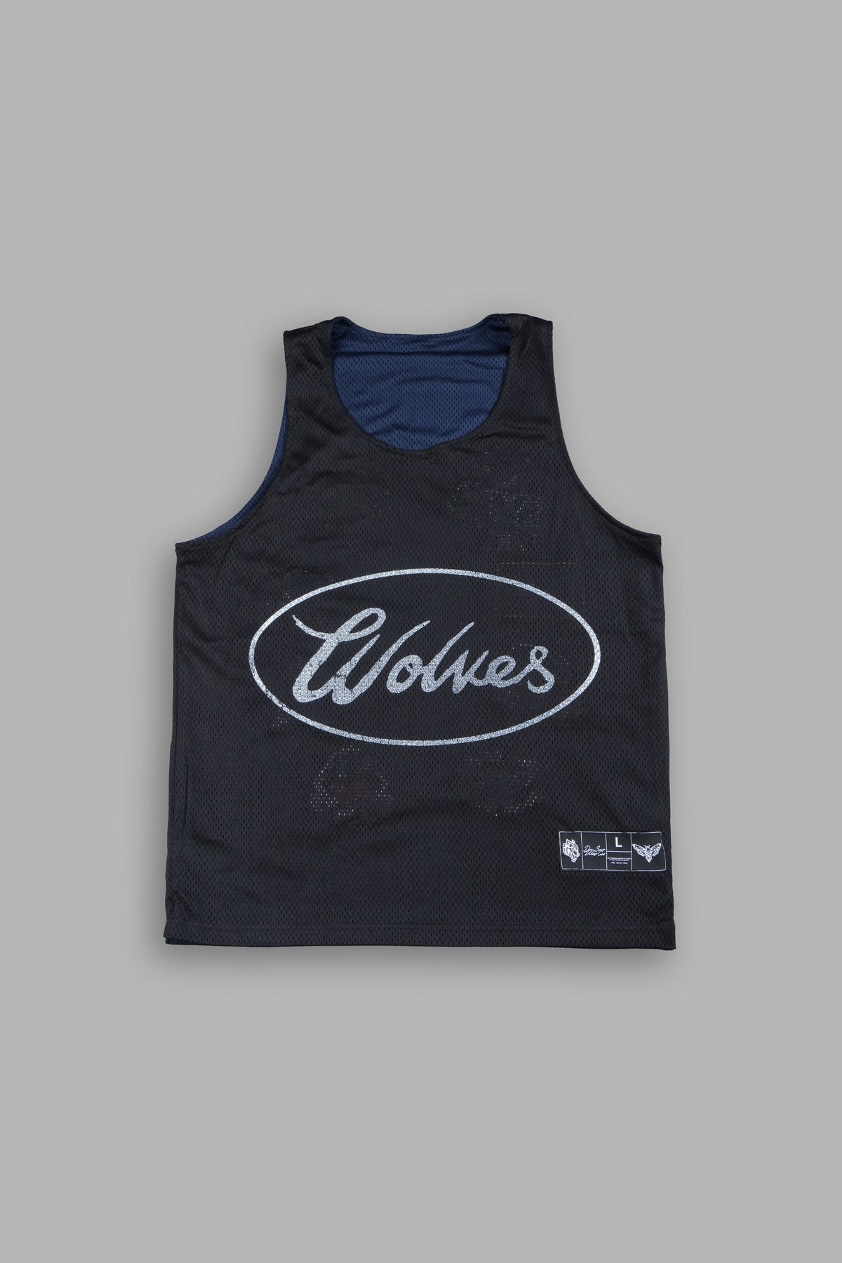 Pack Leader Reversible Bball Jersey In Black/Navy