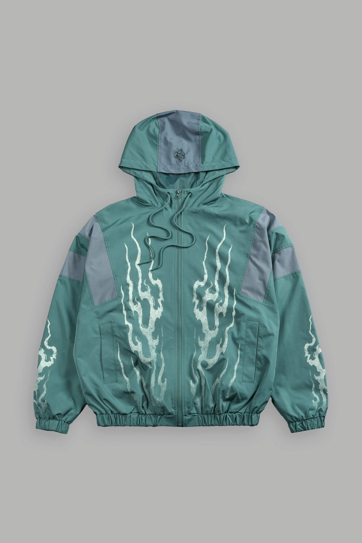 Darc Infernal Brolic Unisex Track Jacket in Norse Green