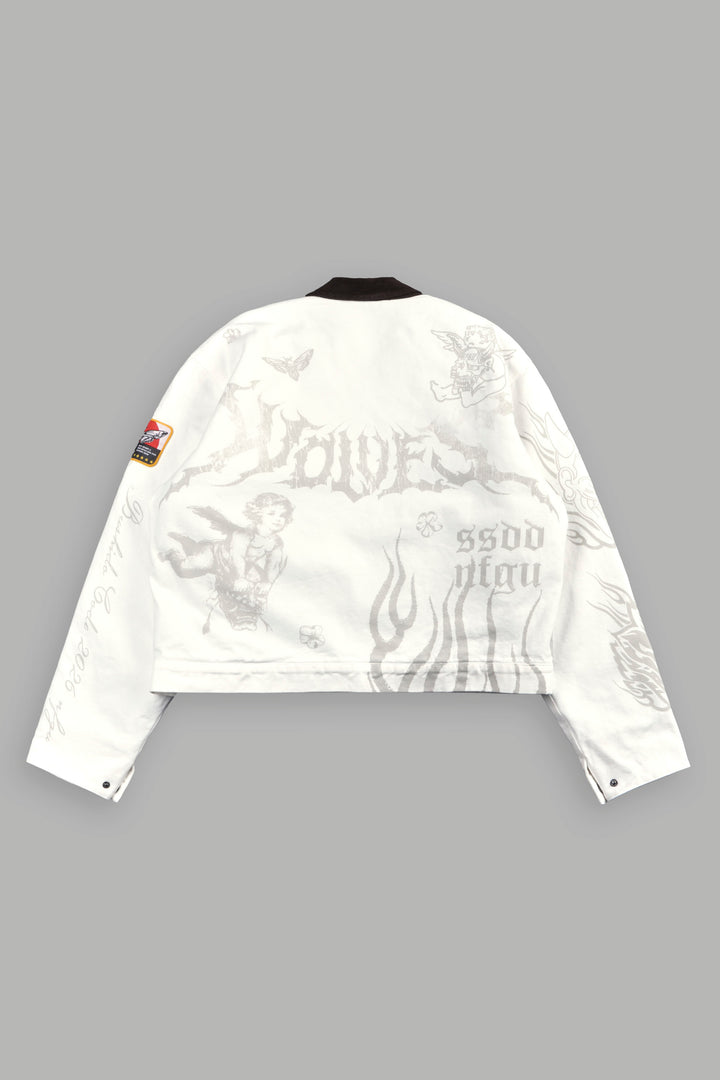 The Eagle & The Oni Earl Jacket in Cream