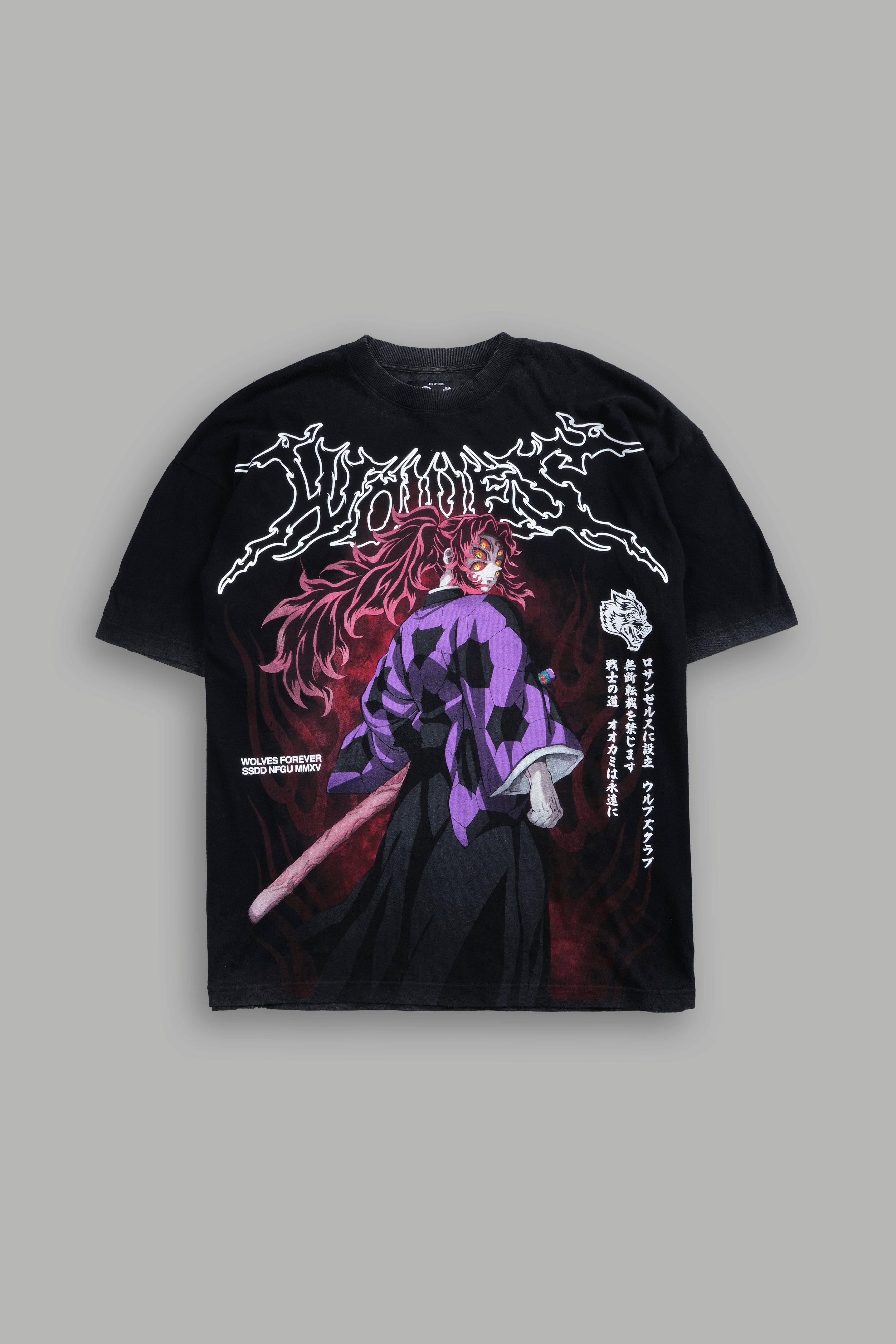 Blood Moon Premium Oversized Tee in Black