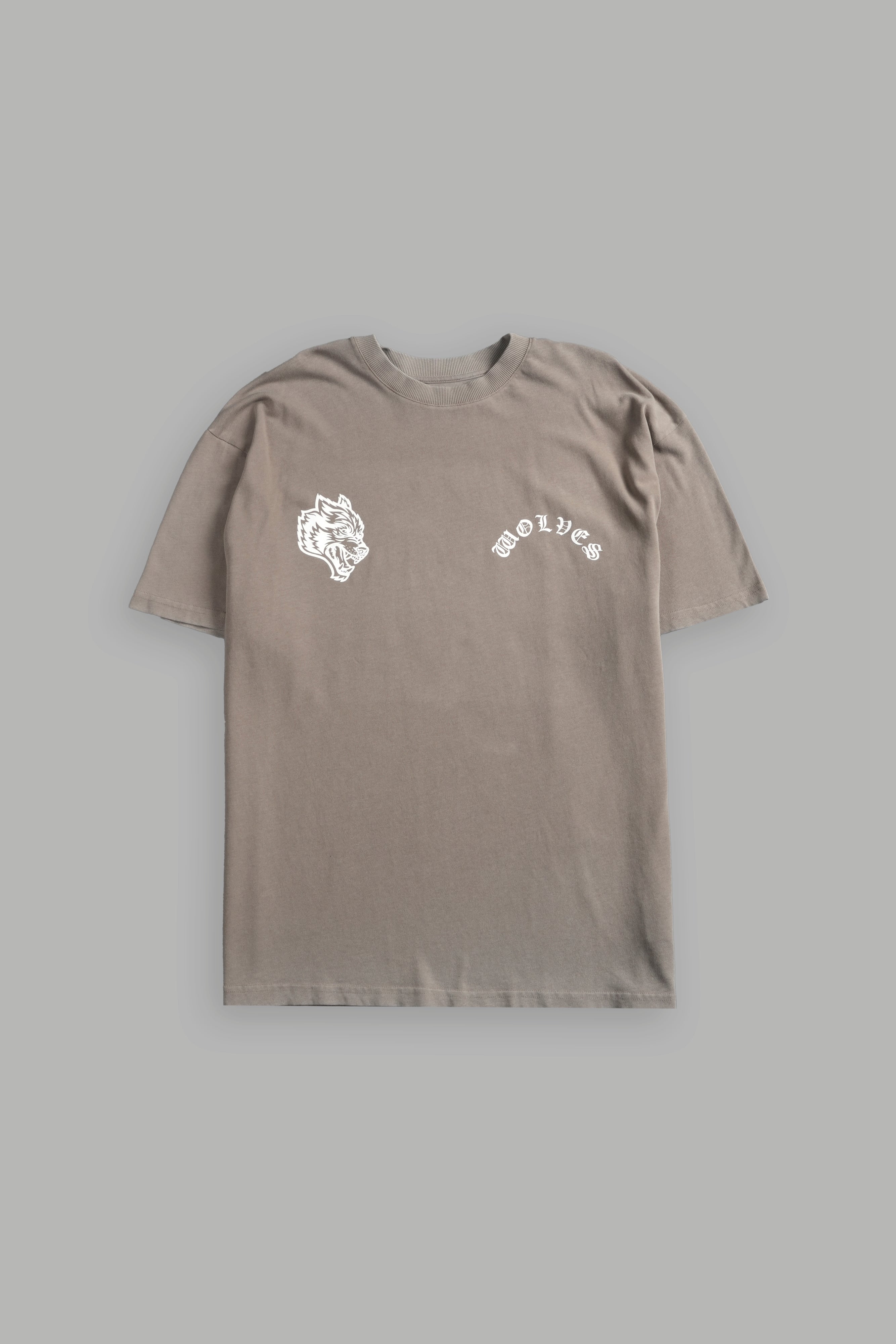 Not My Time "Premium" Oversized Tee in Taupe