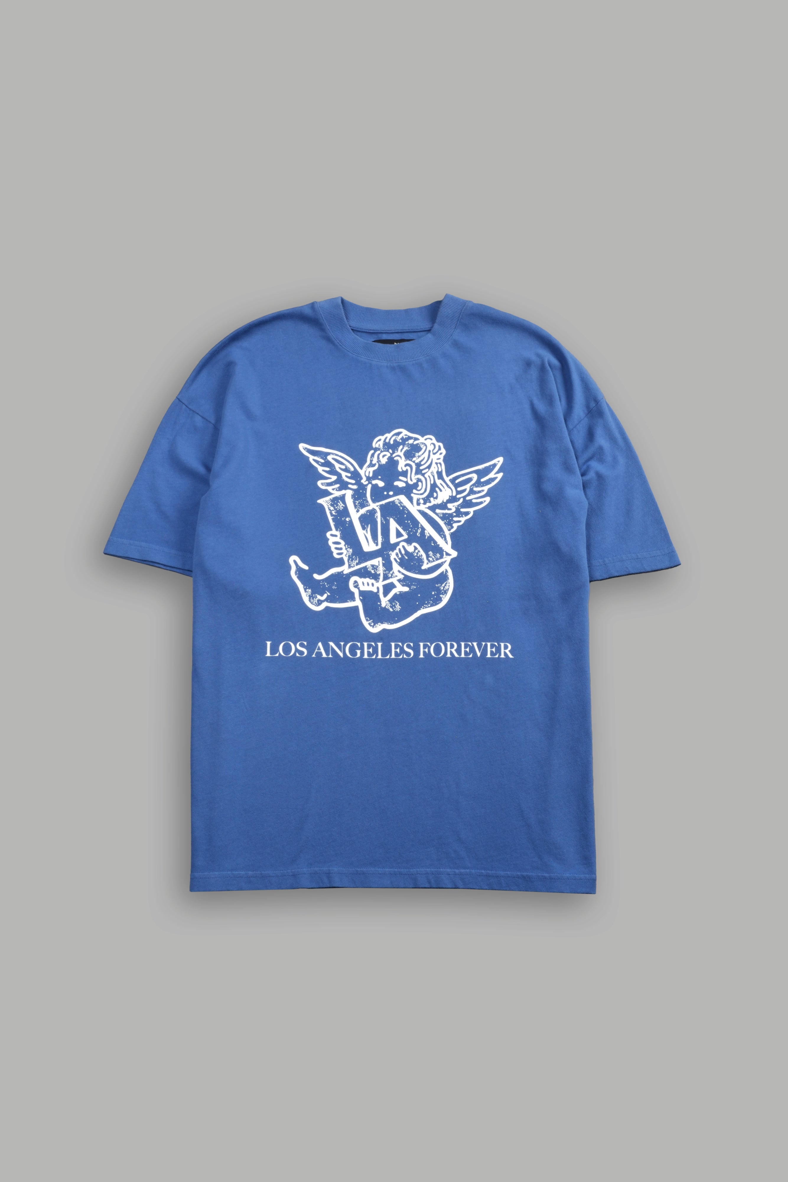 Los Cherub Premium Oversized Tee in La Blue