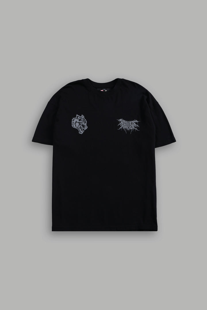Dark Origin V2 "Premium" Oversized Tee in Black