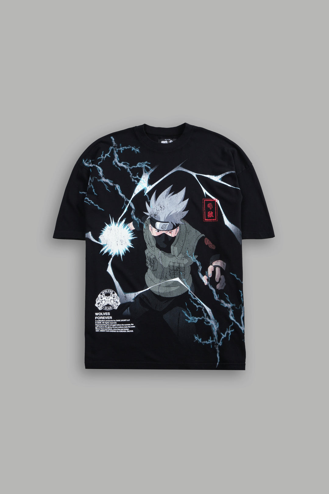 Shinobi Premium Oversized Tee in Black