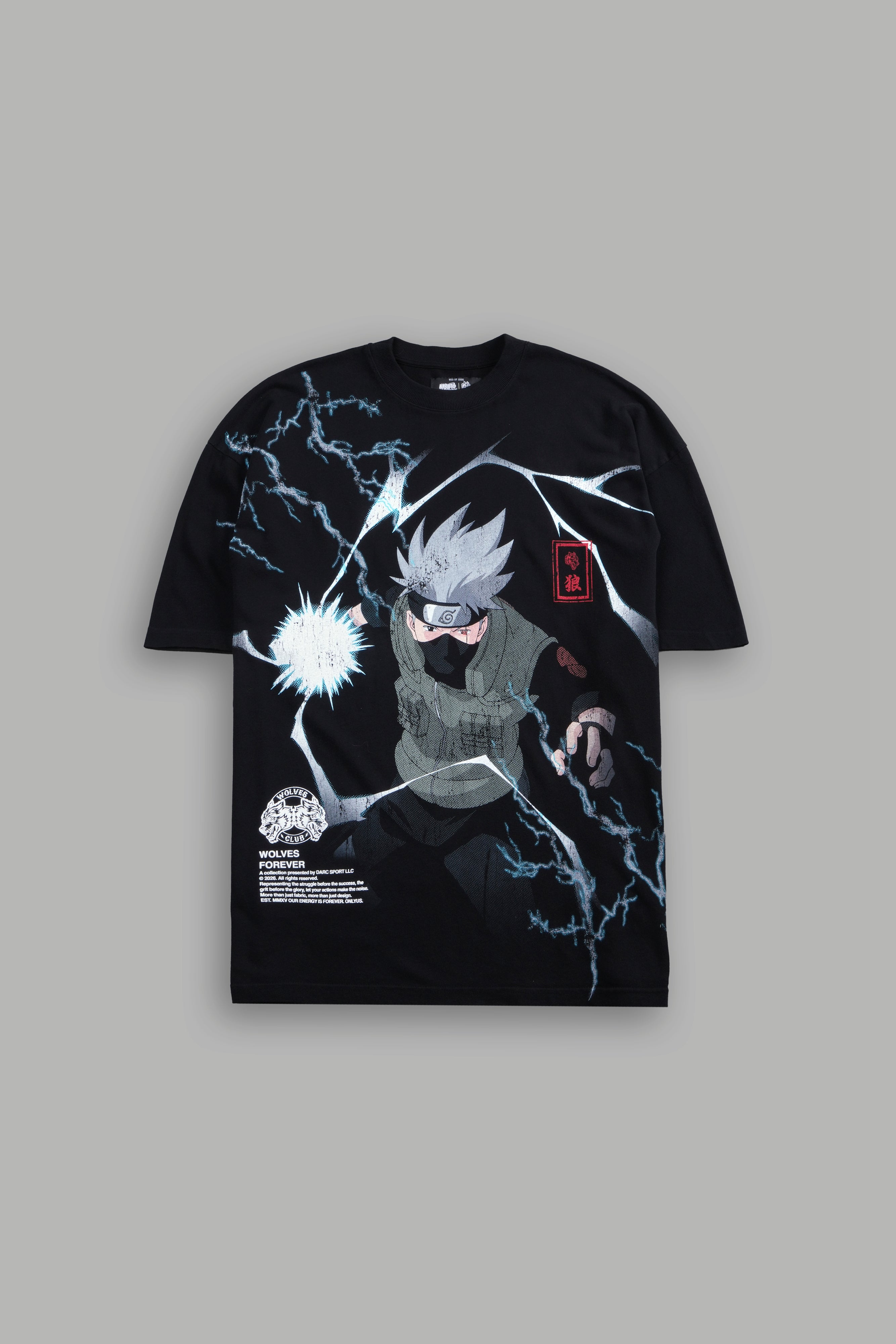 Shinobi Premium Oversized Tee in Black