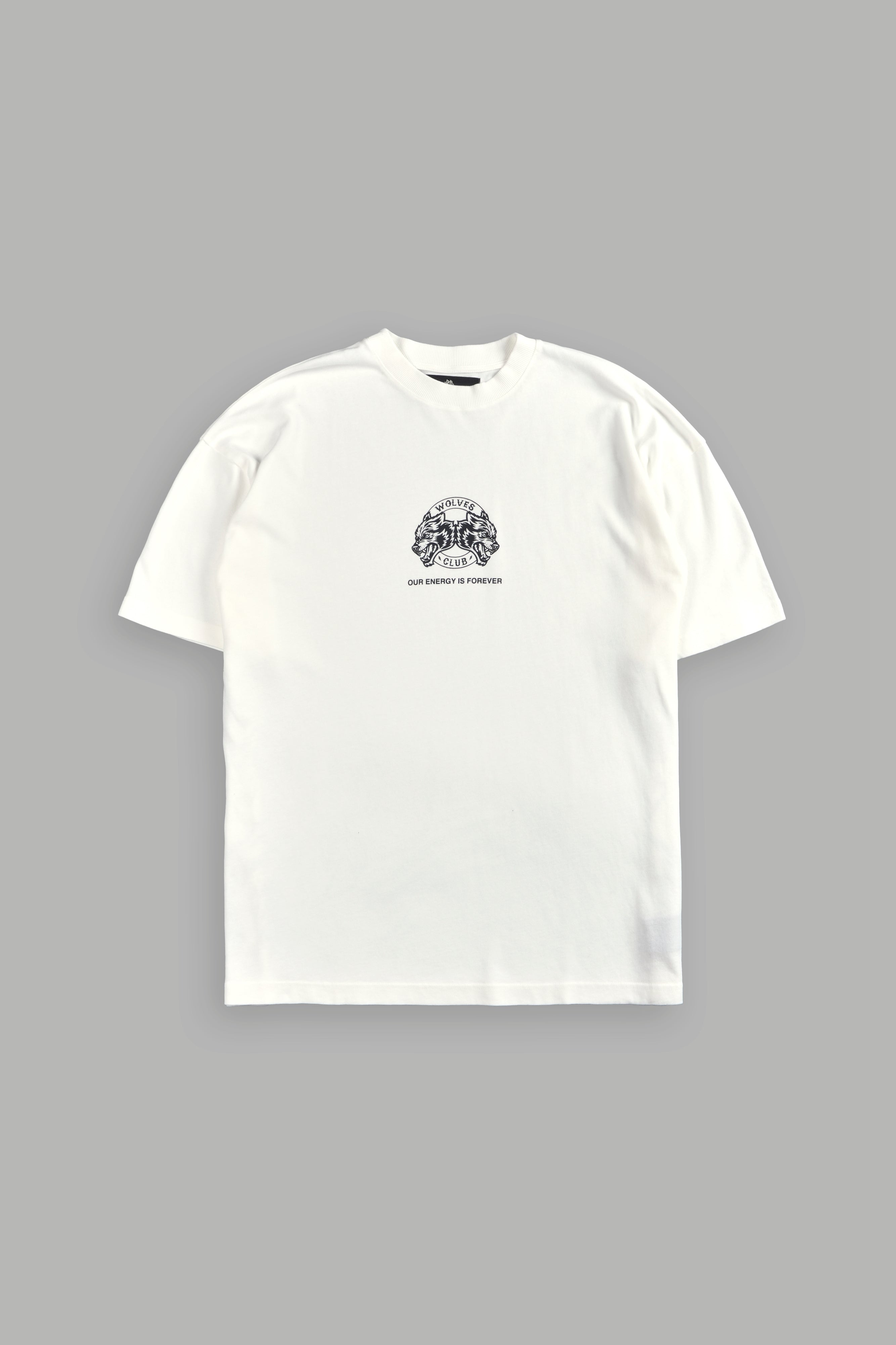 Alpha Wolf "Premium" Oversized Tee in Cream