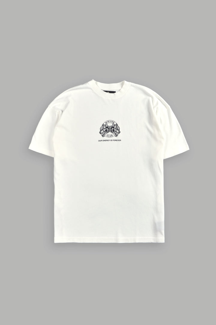 Alpha Wolf "Premium" Oversized Tee in Cream