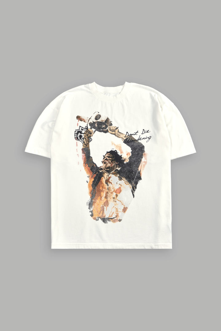 Massacre "Grunge" Tee in Cream