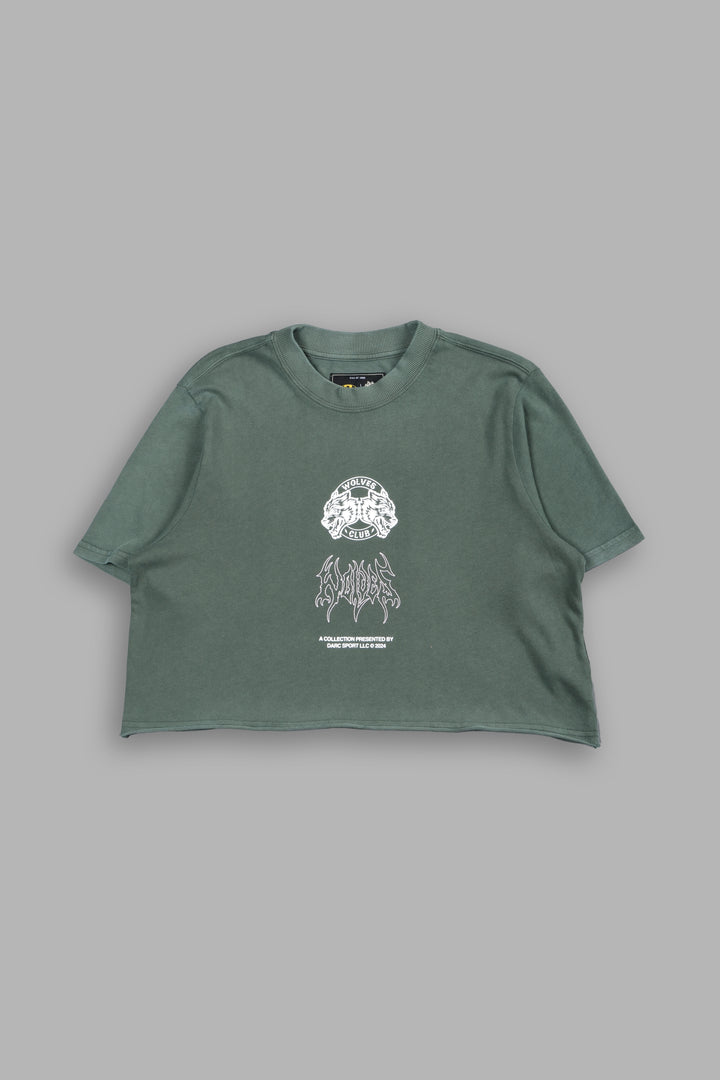 Dangerous "Premium" (Cropped) Tee in Green Ivy