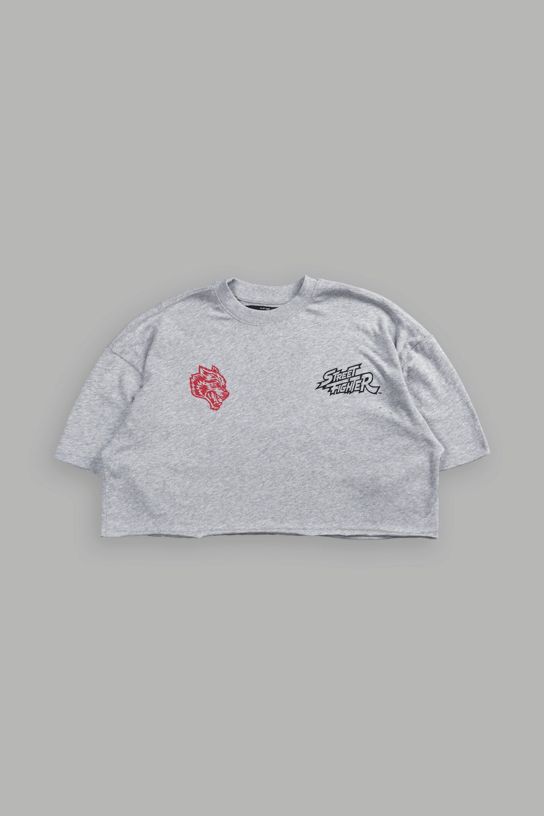 Stability "Premium" Oversized (Cropped) Tee in Light Athletic Gray