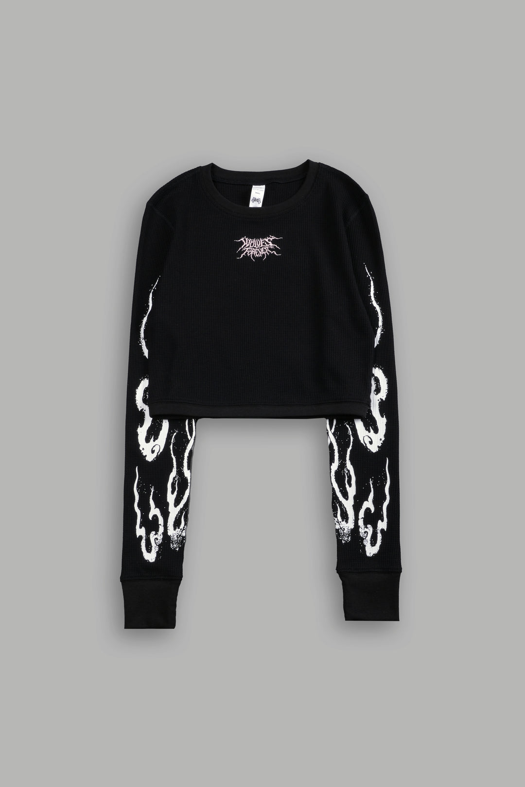 Darc Infernal Cropped Thermal L/S in Black