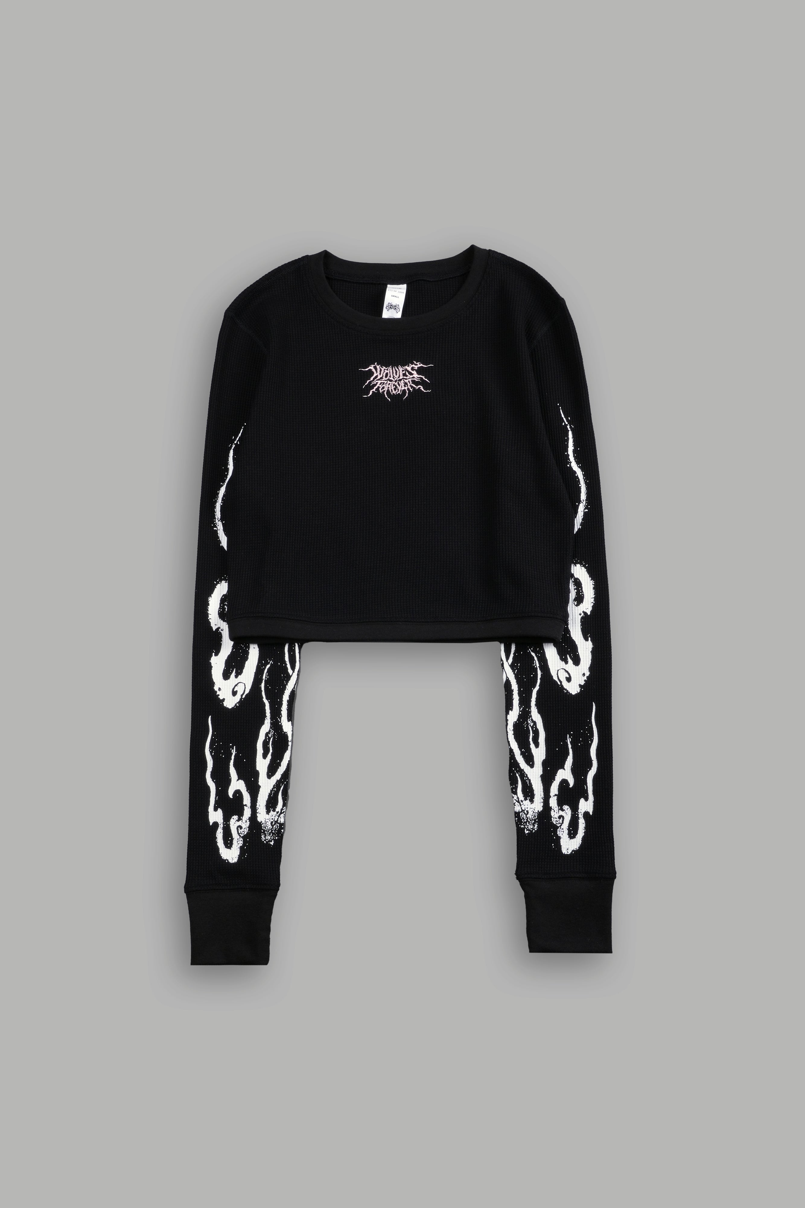 Darc Infernal Cropped Thermal L/S in Black