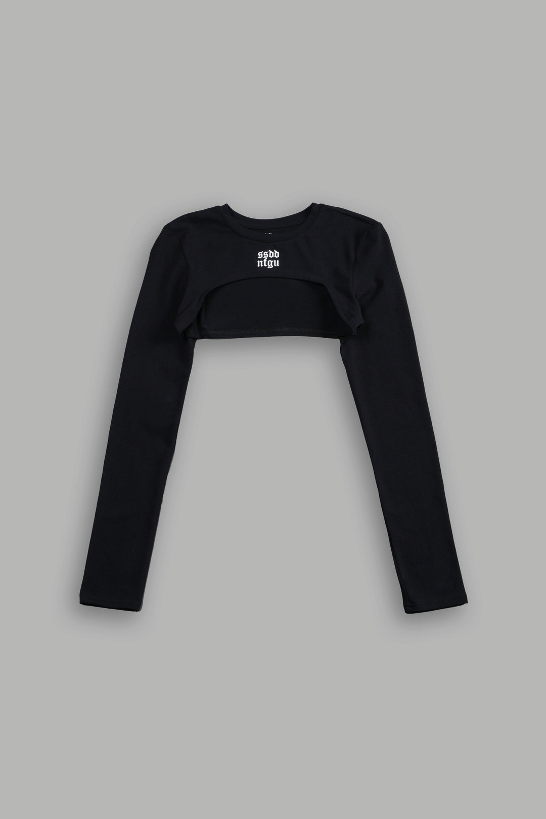 Ssddnfgu Wolf Elise Eden Pullover Shrug in Black