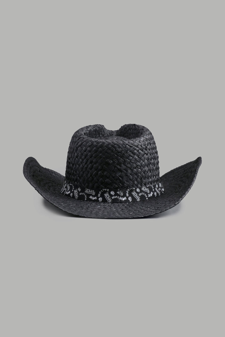Wolves Von Dutch Cowboy Hat in Black