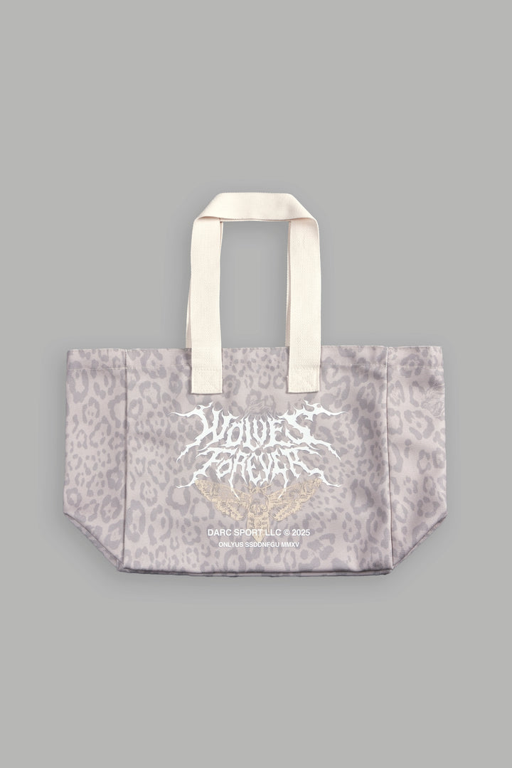 Iron Pack Mini Tote Bag in Clay Leopard