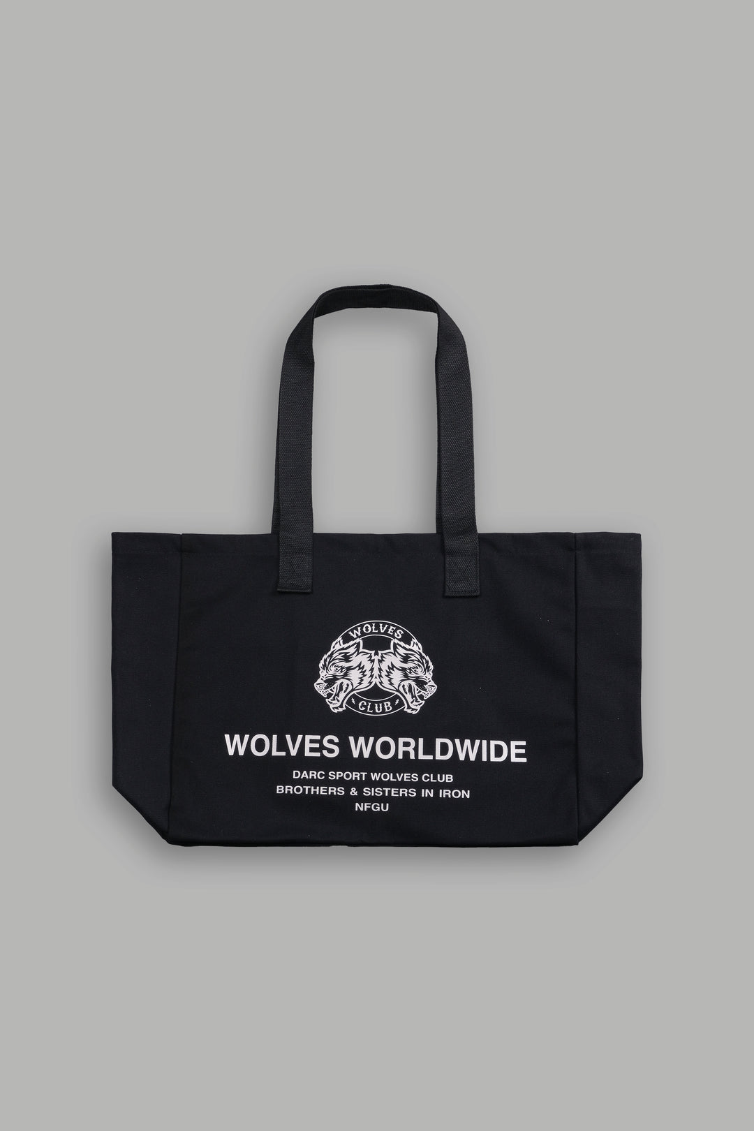 Powerhouse Of The Wolves Forever Canvas Tote in Black