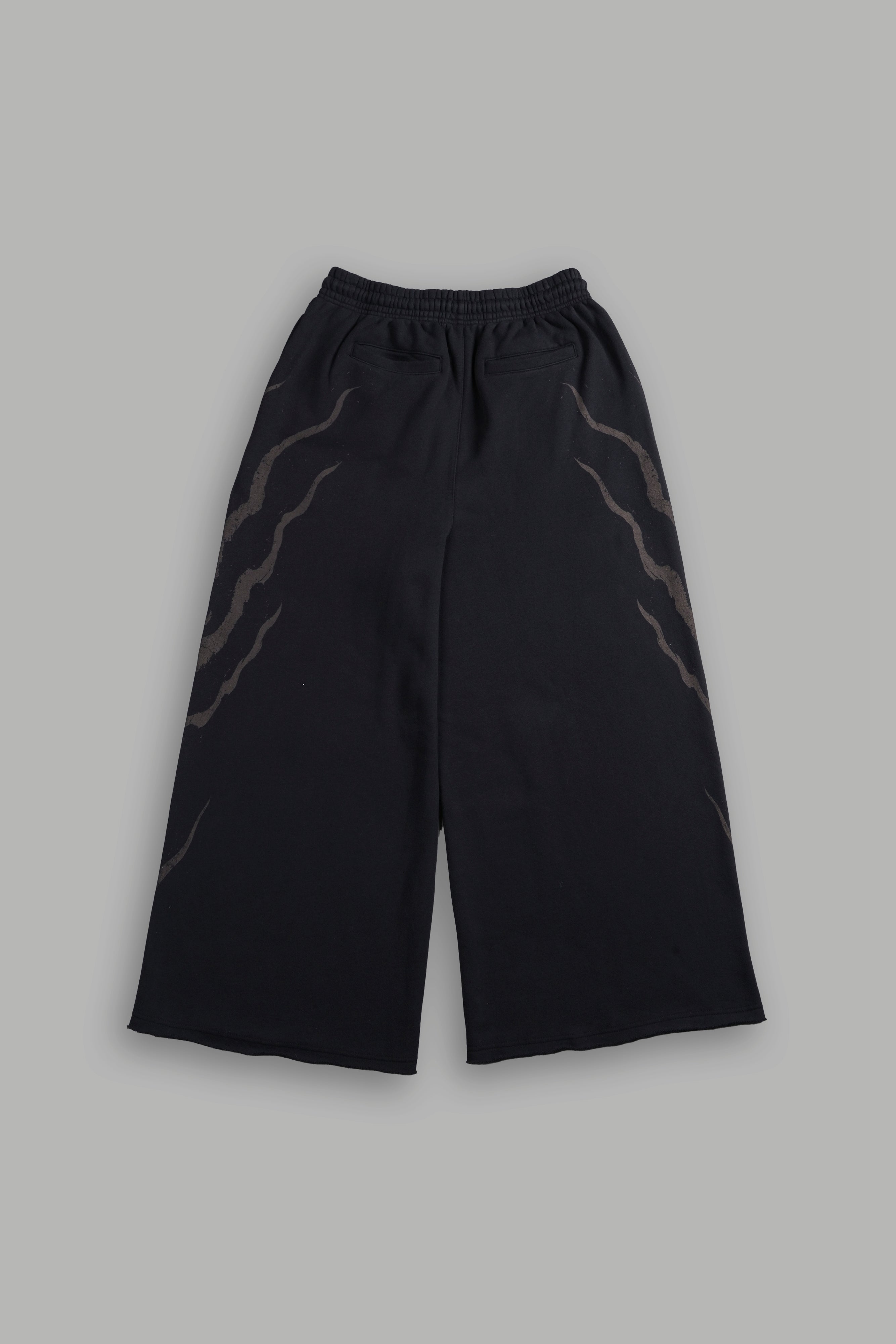 Darc Infernal Oversized Omen Sweat Pants in Black