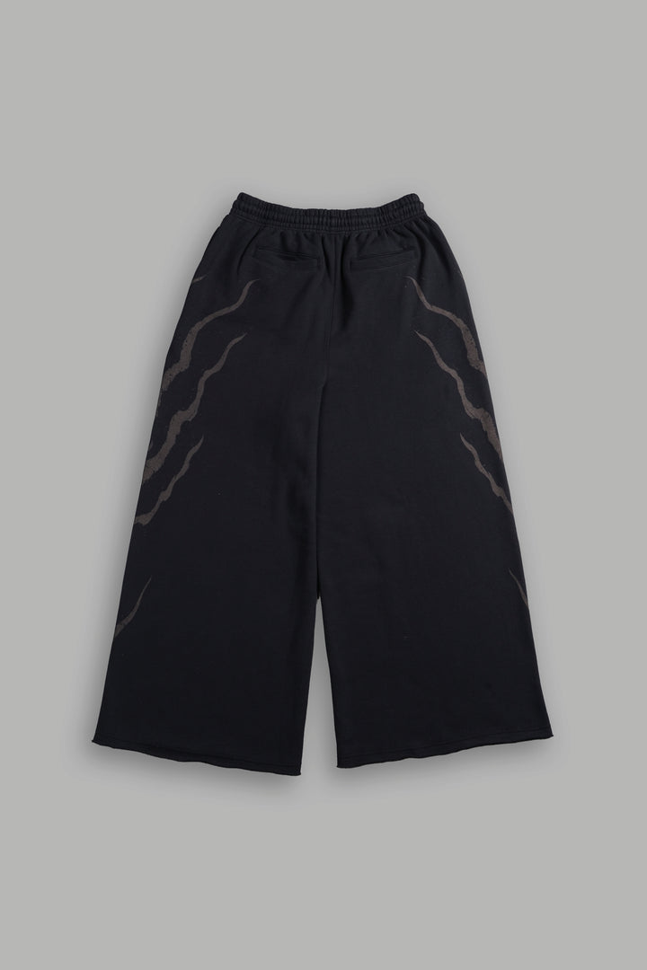 Darc Infernal Oversized Omen Sweat Pants in Black