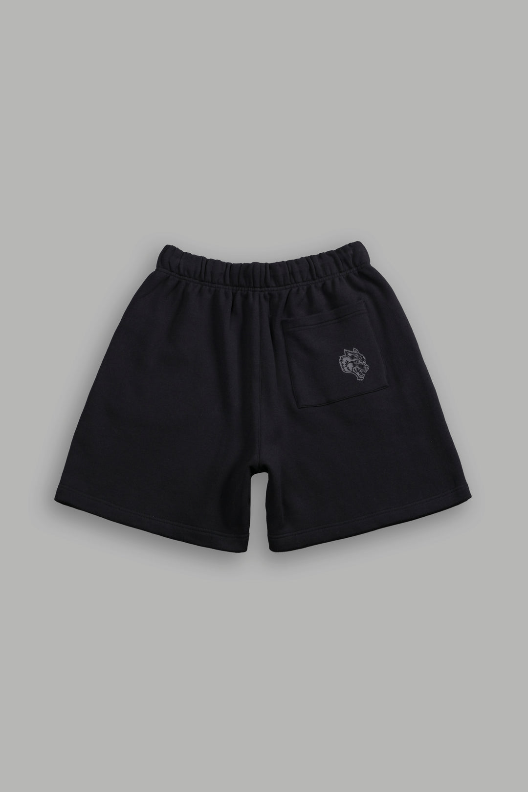 Stud Wolf Post Lounge Sweat Shorts in Black
