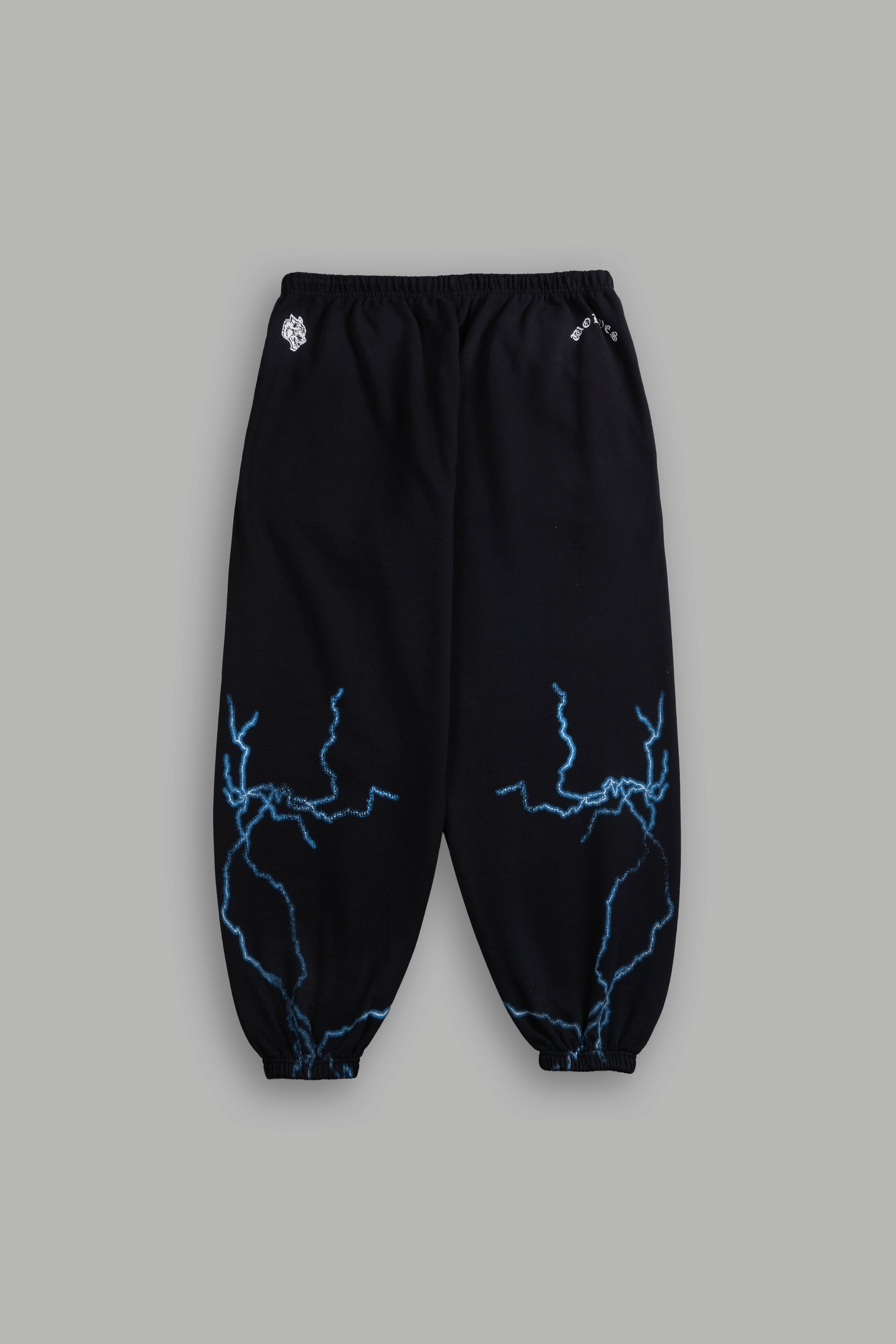 Iron Code Lounger Sweat Pants in Black Drift Wash