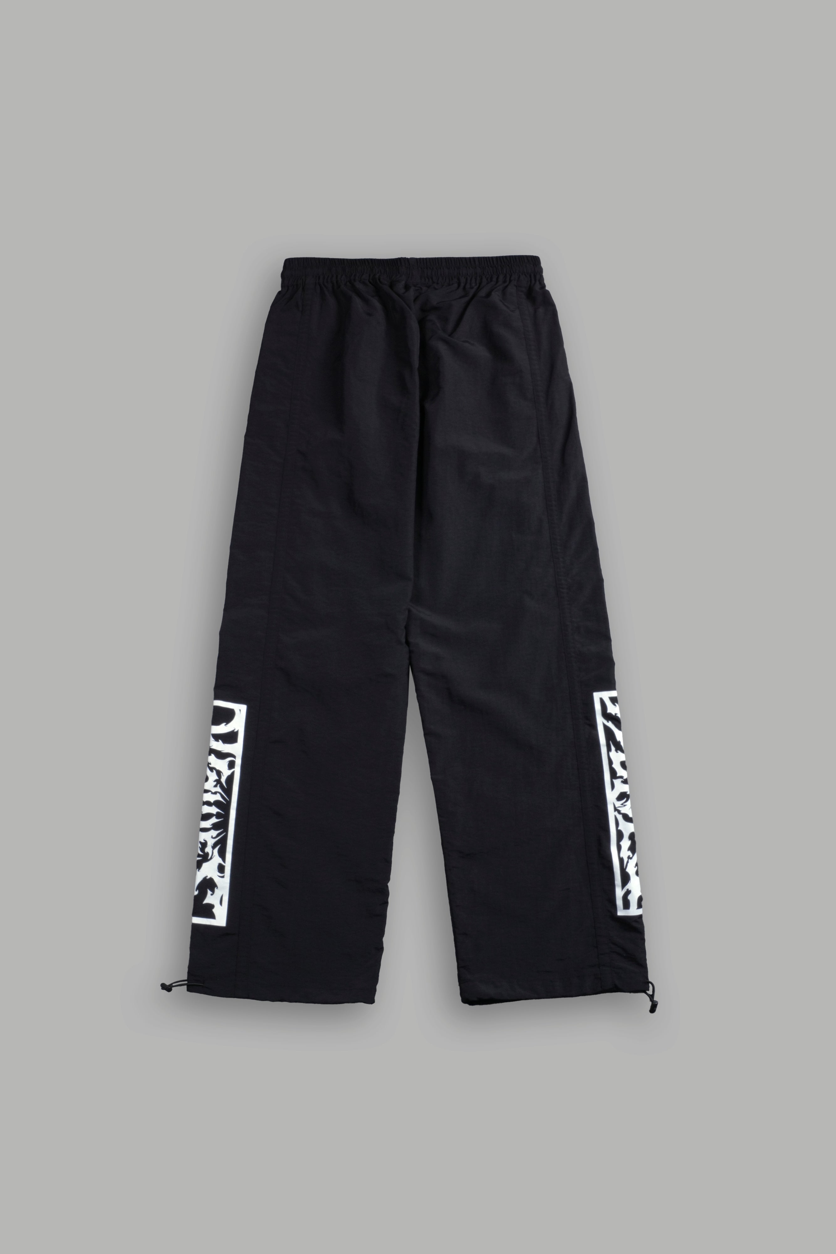 Midnight Wolves Remind Track Pants in Black/Black