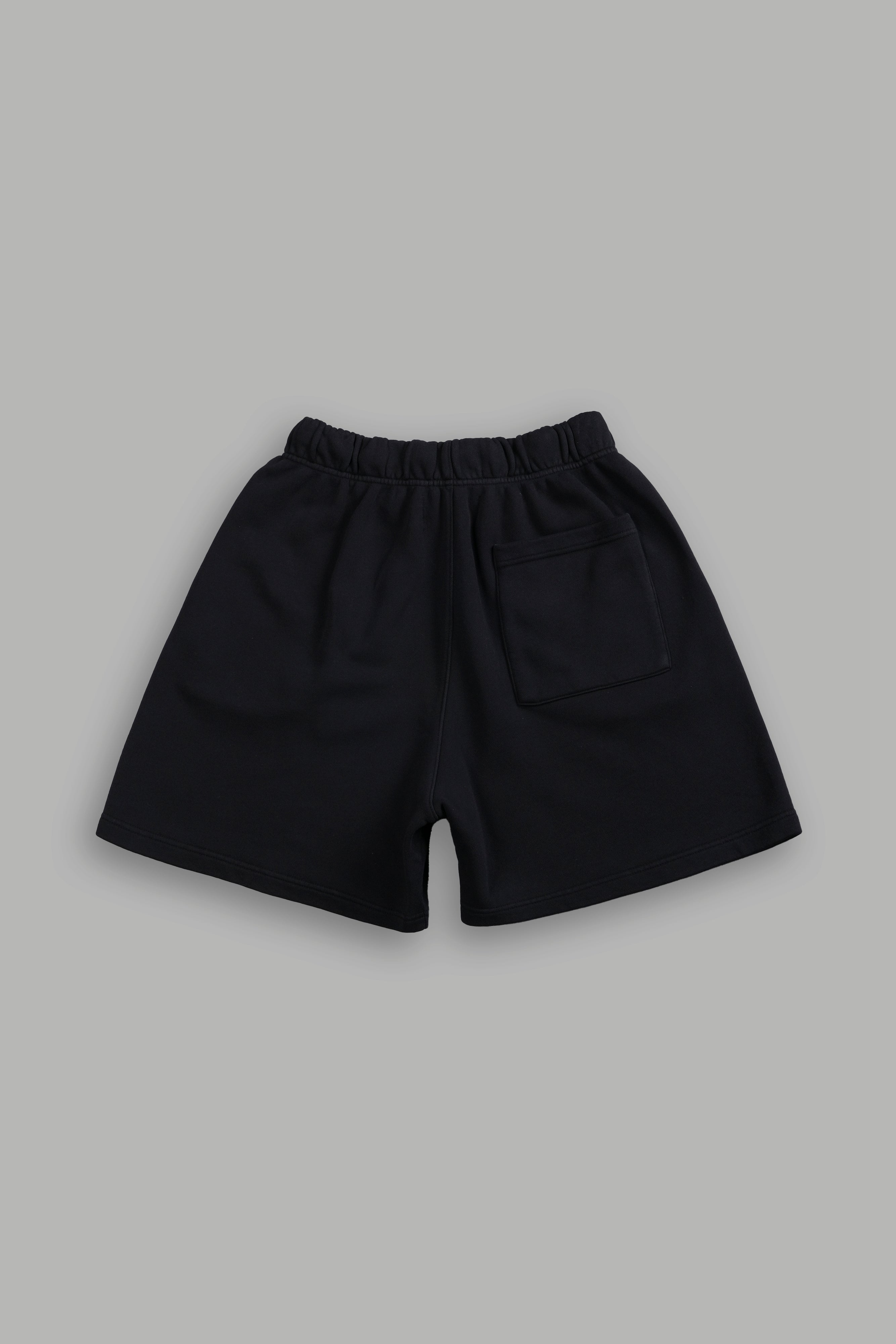 You'll Know Oversized Post Lounge Sweat Shorts in Black