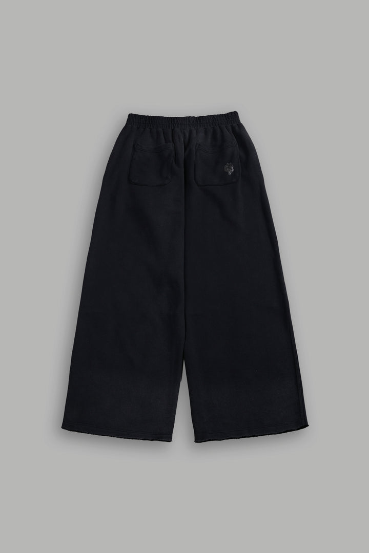 Darc Wandering Moaty Sweat Pants in Black Drift Wash