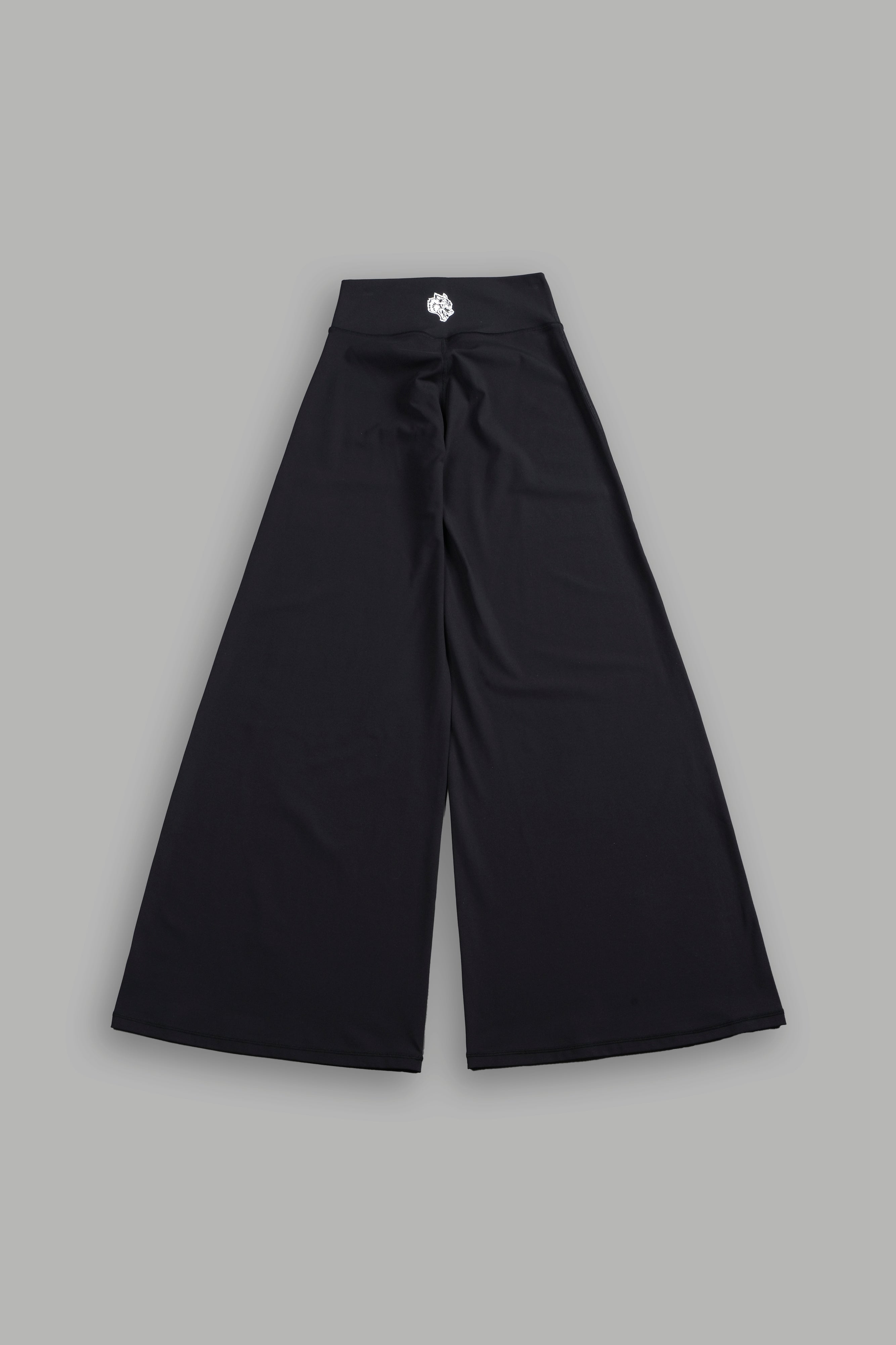 Wolf Wide Leg Energy Pants in Black