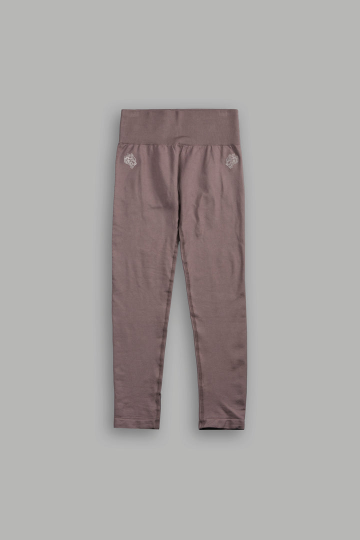 Dual Everson Seamless Leggings In Mojave Brown