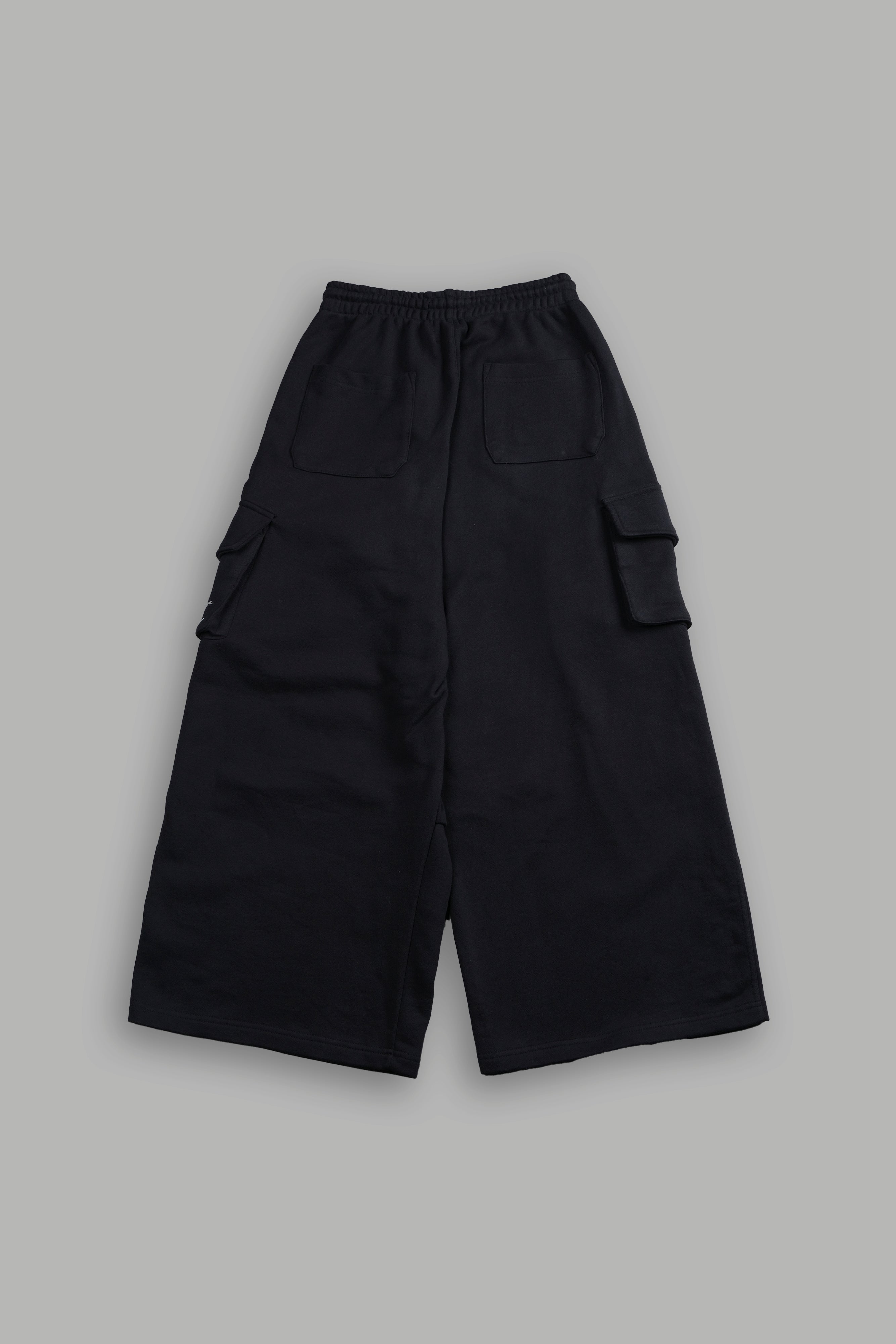 Darc Stud Mia Cargo Sweat Pants in Black