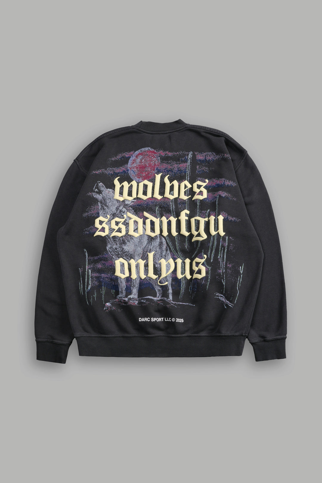 Desert Howl London Crewneck in Wolf Gray