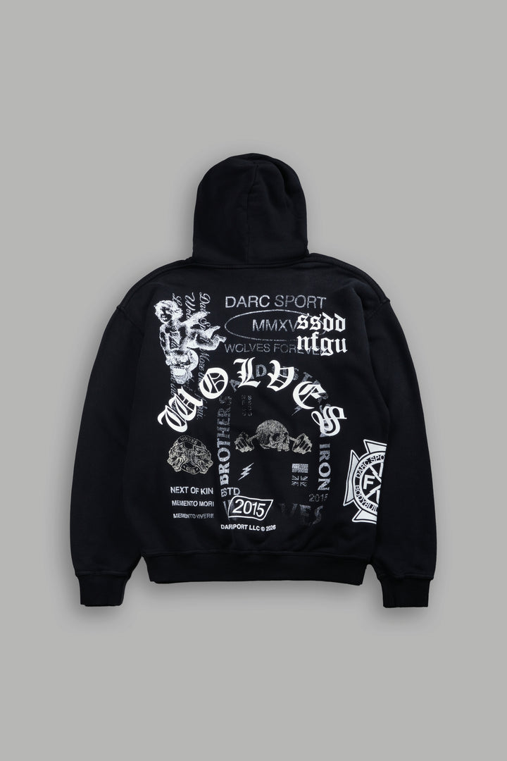 Next Of Kin NFGU "Bishop" Hoodie in Black Sun Fade